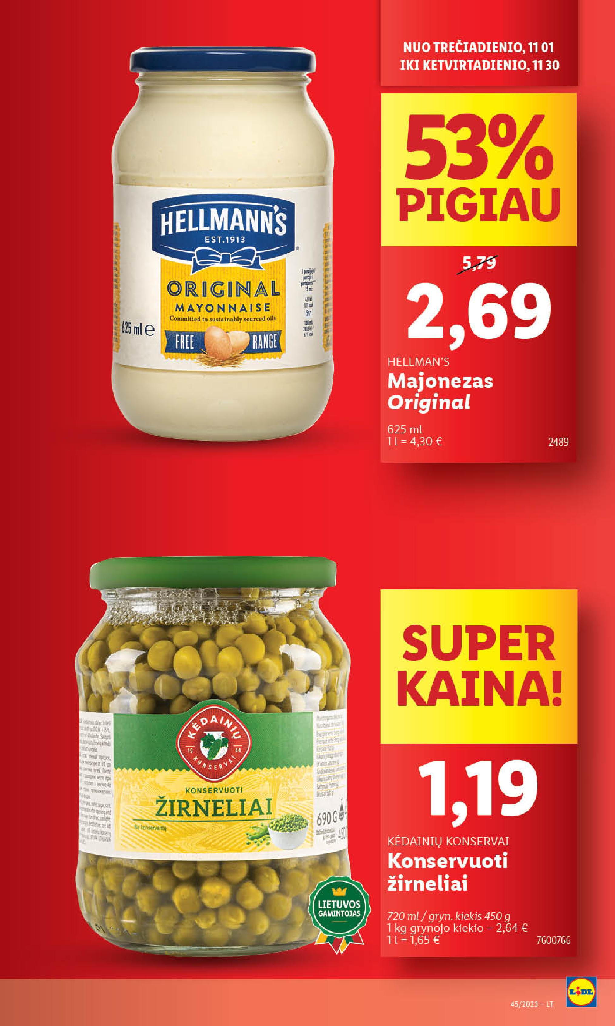 Naujausias LIDL kaininis katalogas 2023.11.06 - 2023.11.12