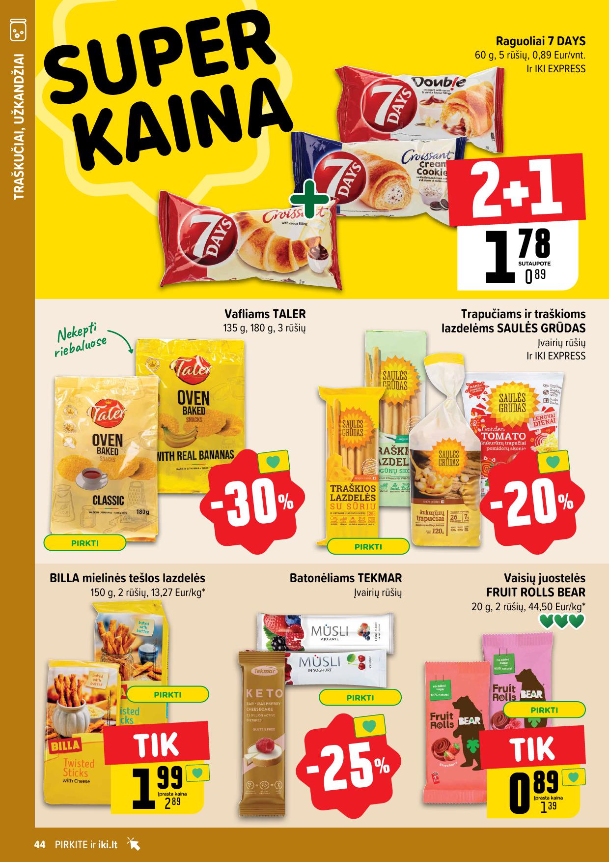 Naujausias IKI kaininis katalogas 2025.06.09 - 2025.06.15