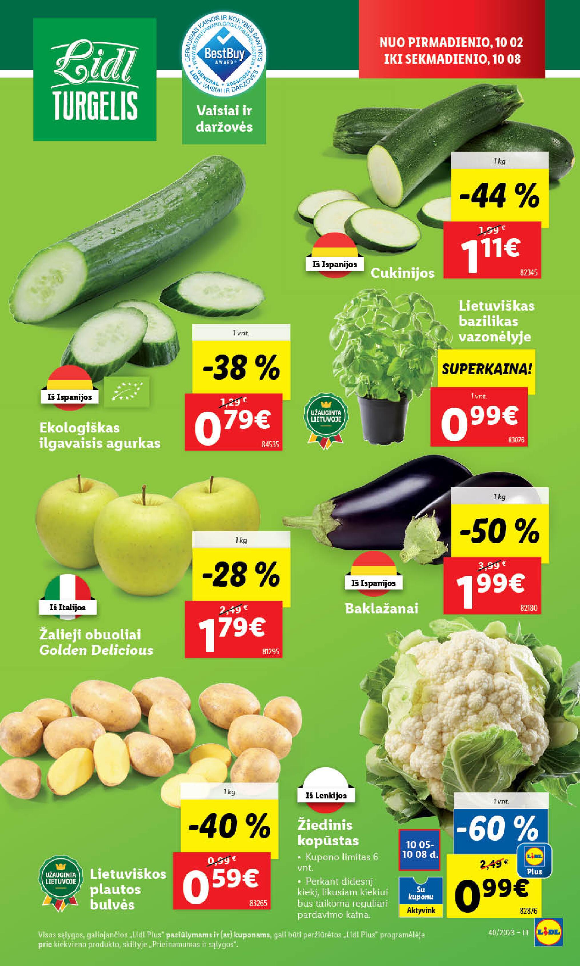 Naujausias LIDL kaininis katalogas 2023.10.02 - 2023.10.08