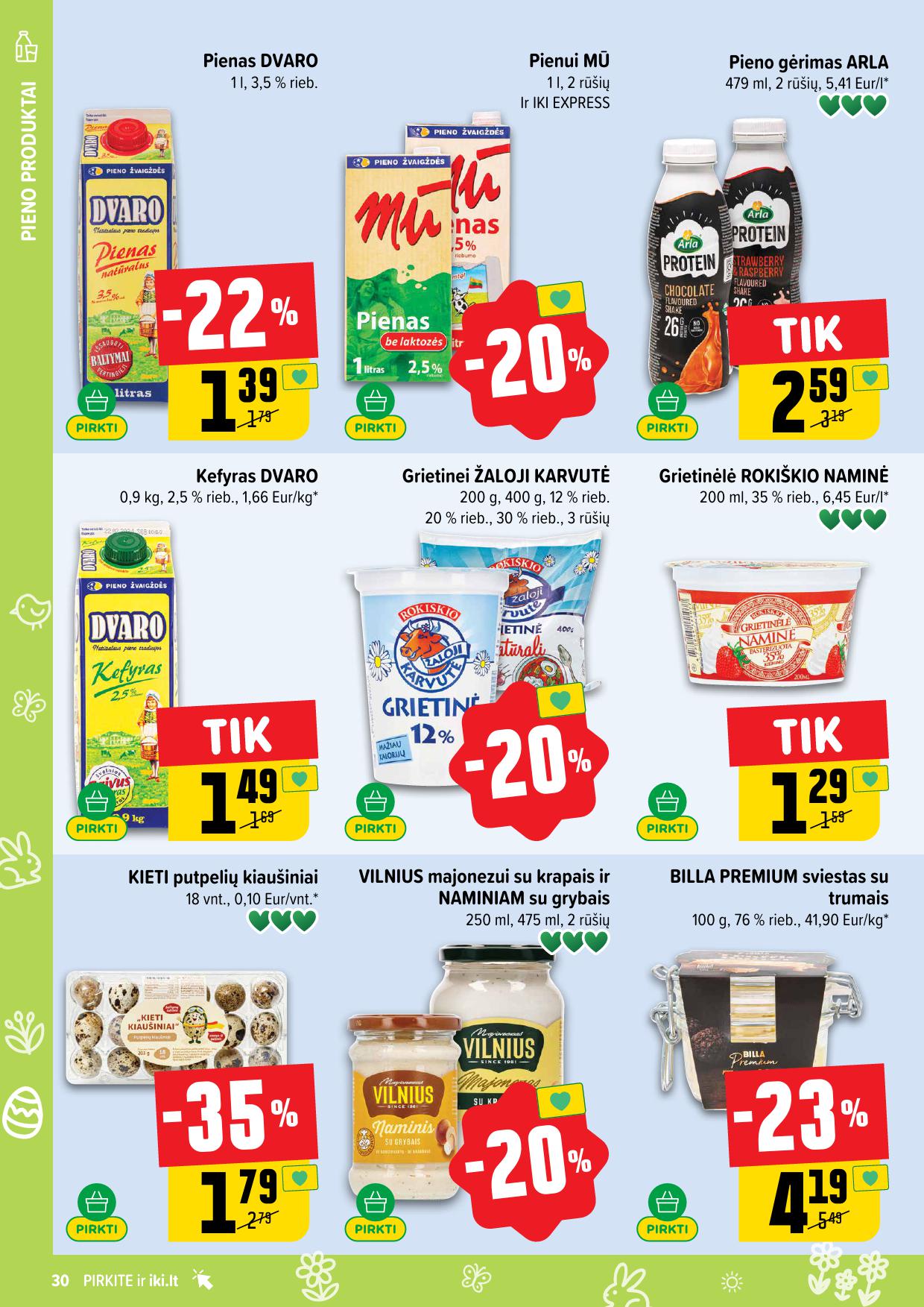 Naujausias IKI kaininis katalogas 2026.03.23 - 2026.03.29