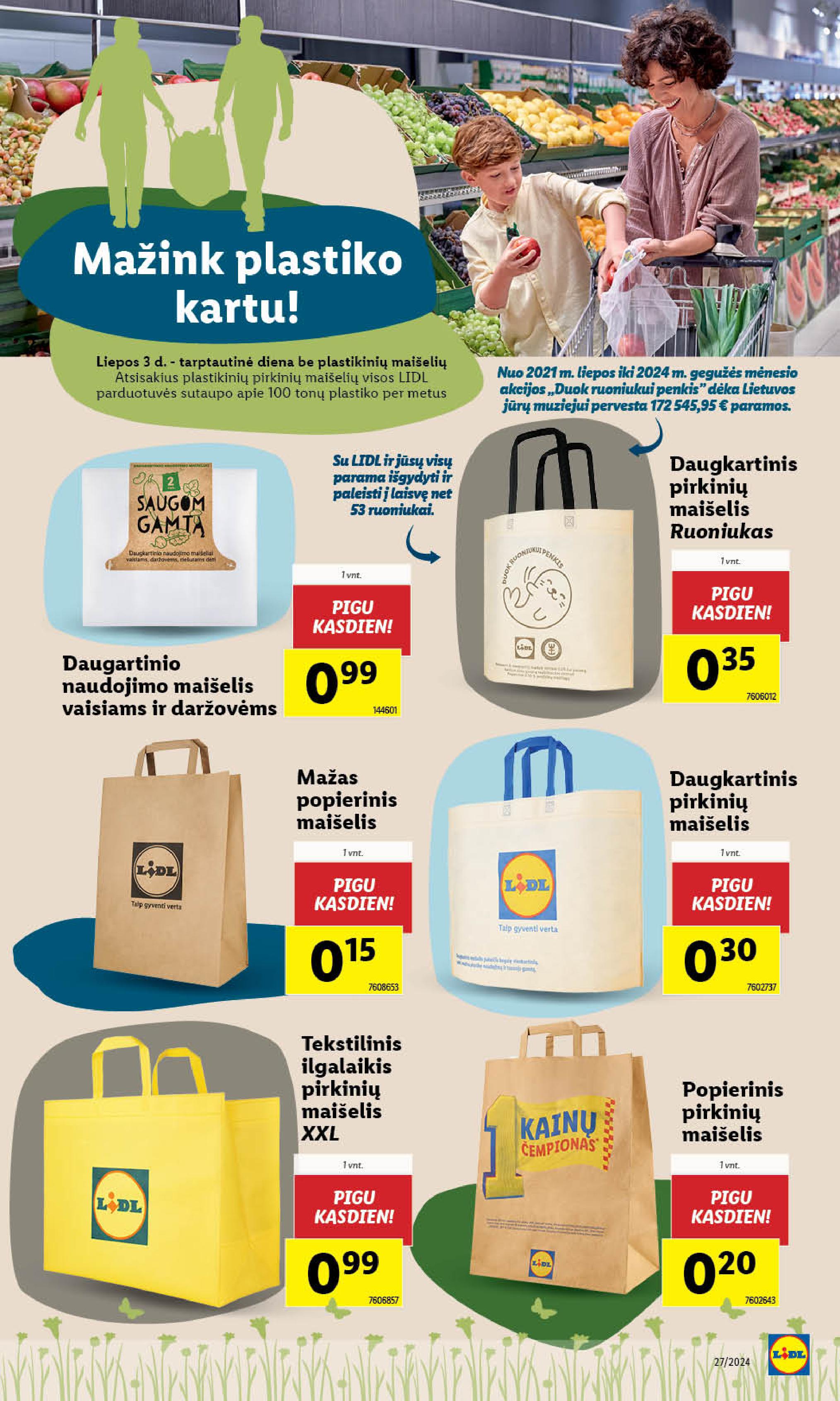 Naujausias LIDL kaininis katalogas 2024.07.01 - 2024.07.07