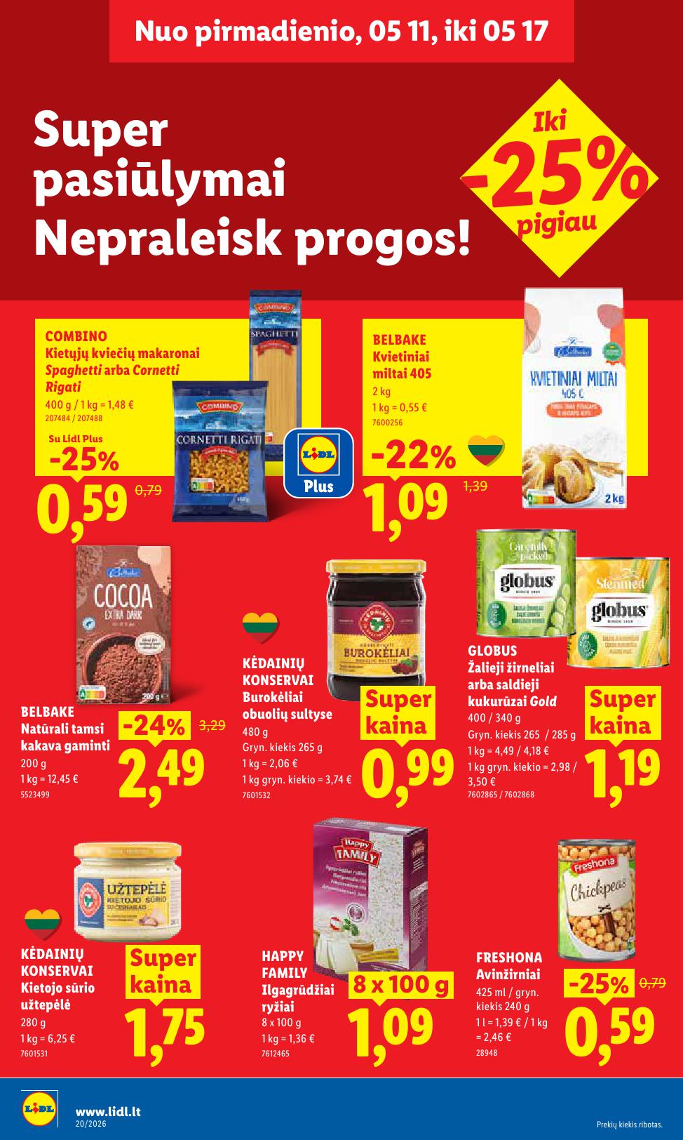 Naujausias LIDL kaininis katalogas 2026.05.11 - 2026.05.17