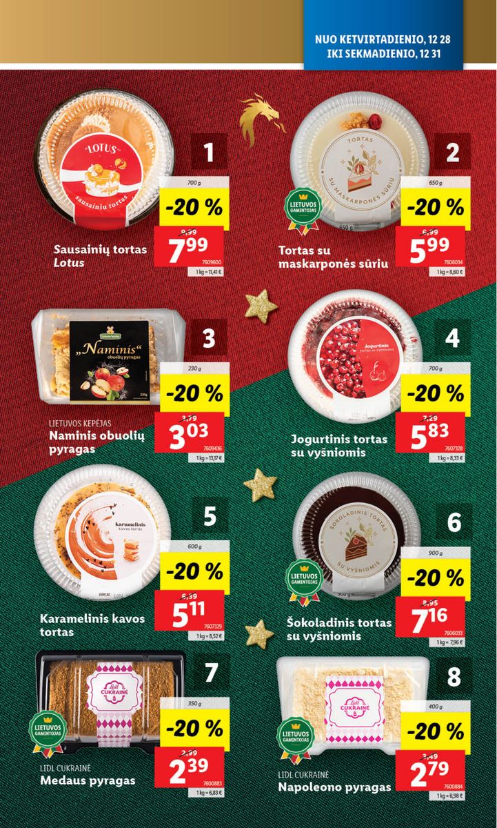 Naujausias LIDL kaininis katalogas 2023.12.26 - 2023.12.31