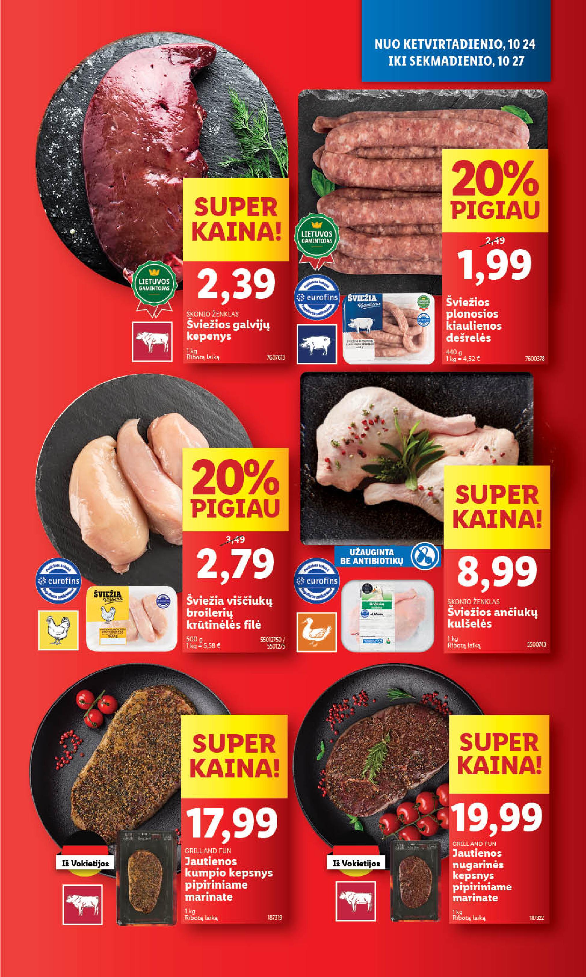 Naujausias LIDL kaininis katalogas 2024.10.21 - 2024.10.27