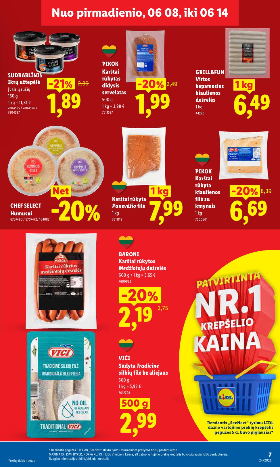Naujausias LIDL kaininis katalogas 2026.06.08 - 2026.06.14
