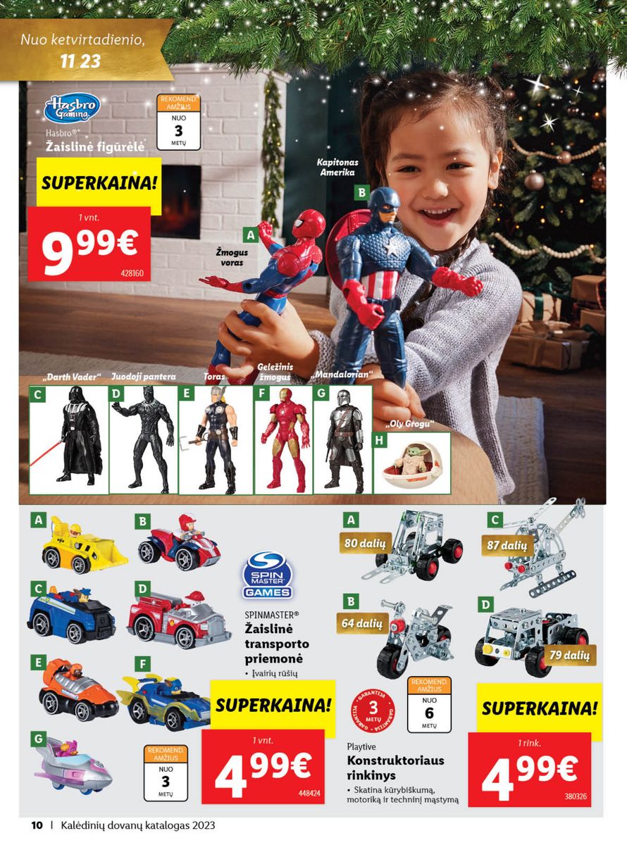 LIDL Kalėdinių dovanų katalogas "Sukurkime Kalėdų stebuklą"
