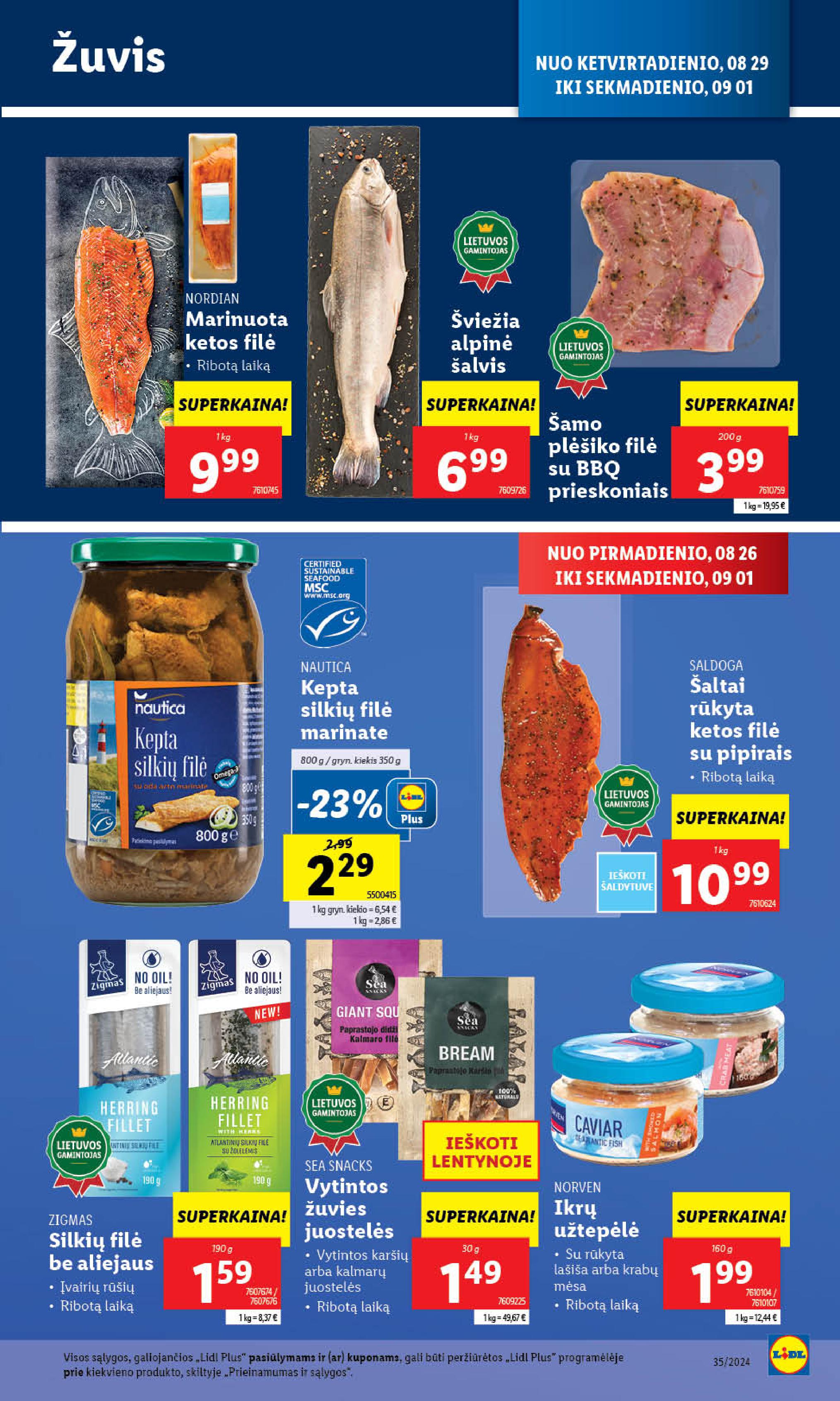 Naujausias LIDL kaininis katalogas 2024.08.26 - 2024.09.01