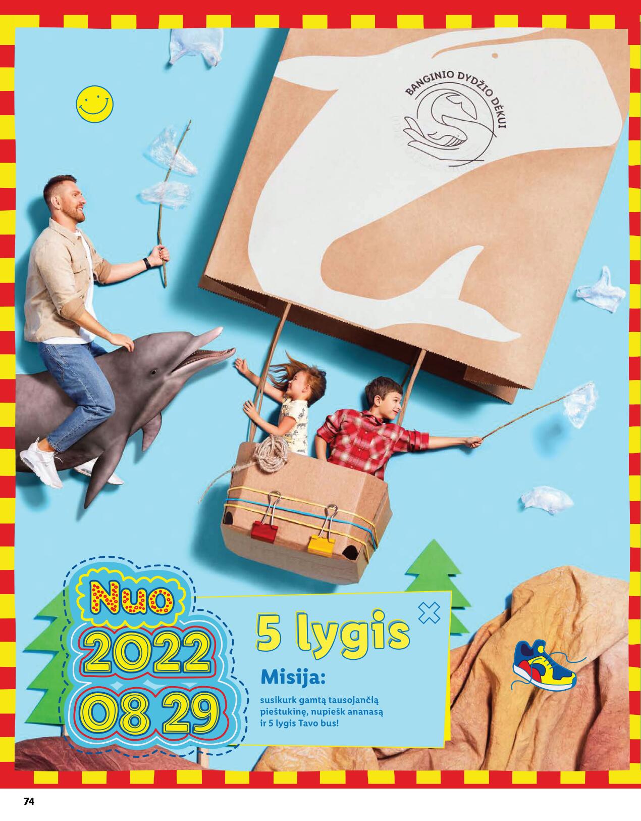 LIDL Mokyklinių prekių katalogas "Misija mokykla" galioja nuo 2022.07.28