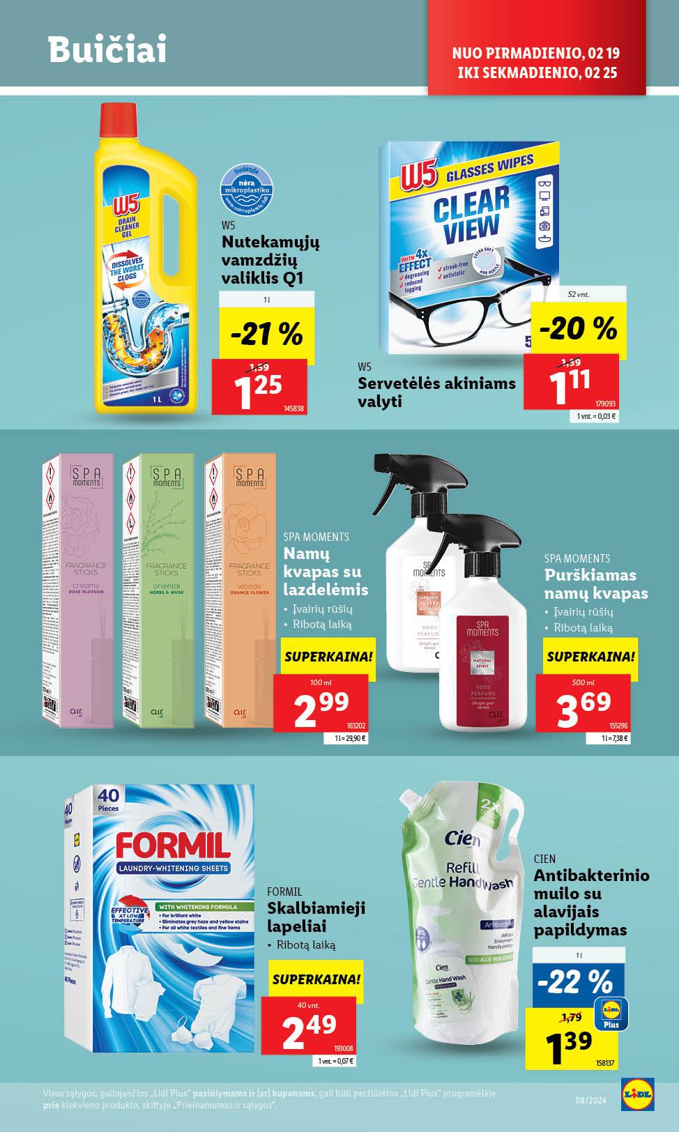 Naujausias LIDL kaininis katalogas 2024.02.19 - 2024.02.25