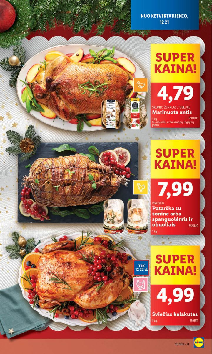 Naujausias LIDL kaininis katalogas 2023.12.18 - 2023.12.24