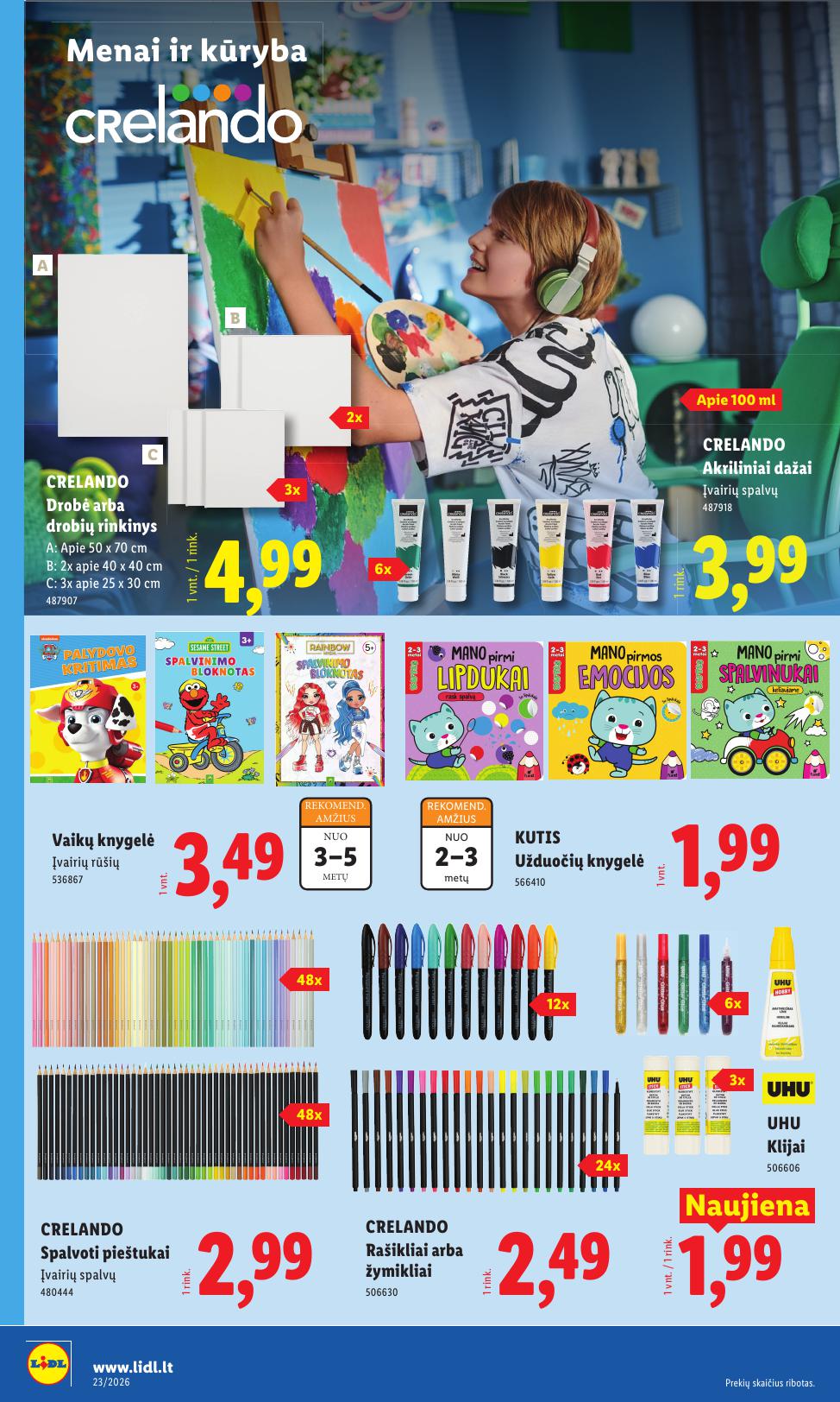 LIDL ne maisto prekių leidinys 2026.06.01 - 2026.06.07