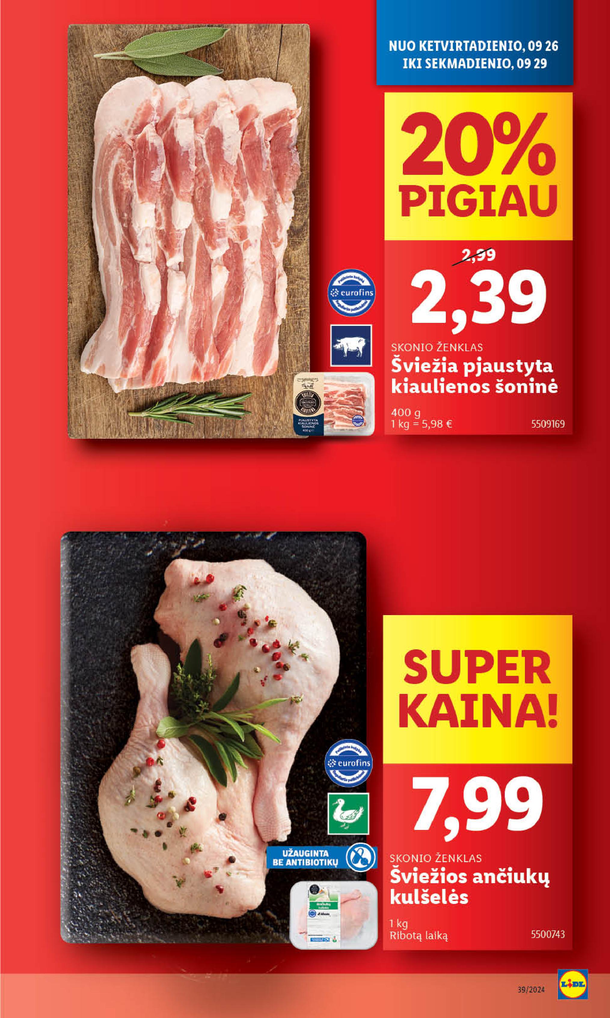 Naujausias LIDL kaininis katalogas 2024.09.23 - 2024.09.29
