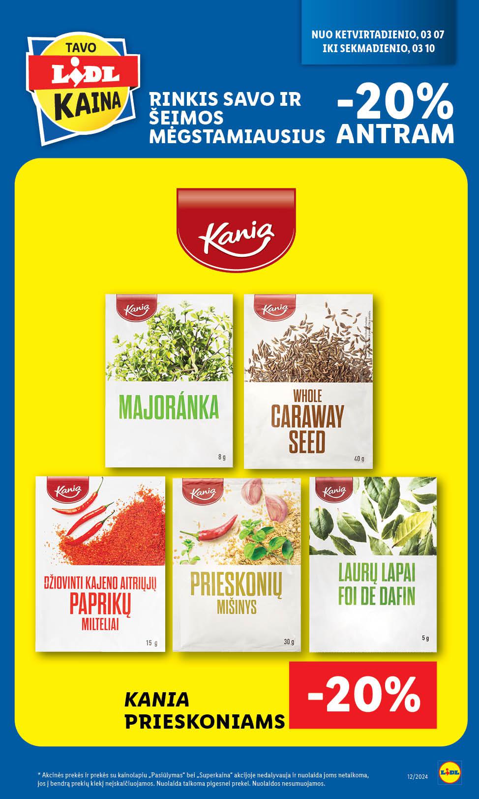 Naujausias LIDL kaininis katalogas 2024.03.18 - 2024.03.24