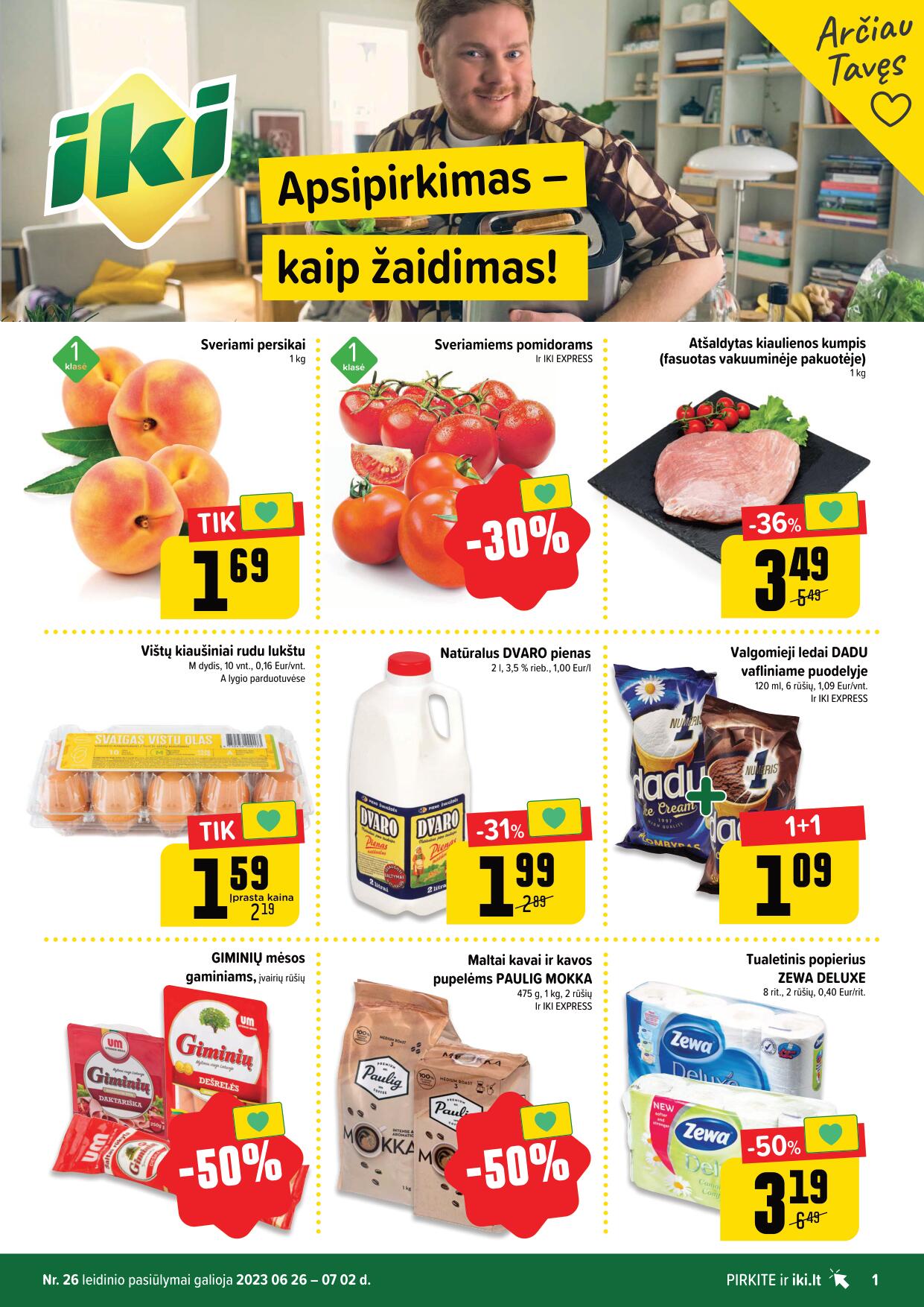 Naujausias IKI kaininis katalogas 2023.06.26 - 2023.07.02