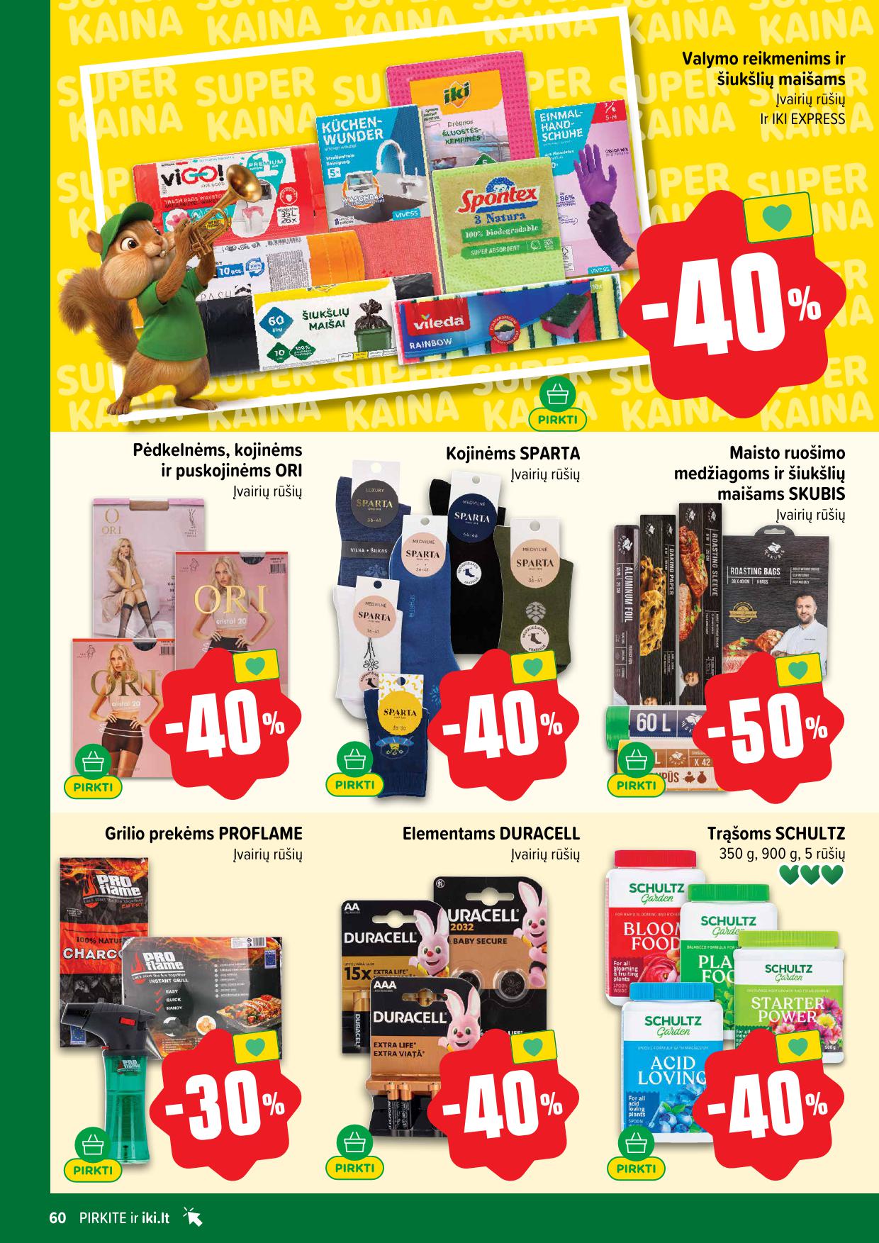 Naujausias IKI kaininis katalogas 2026.04.13 - 2026.04.19