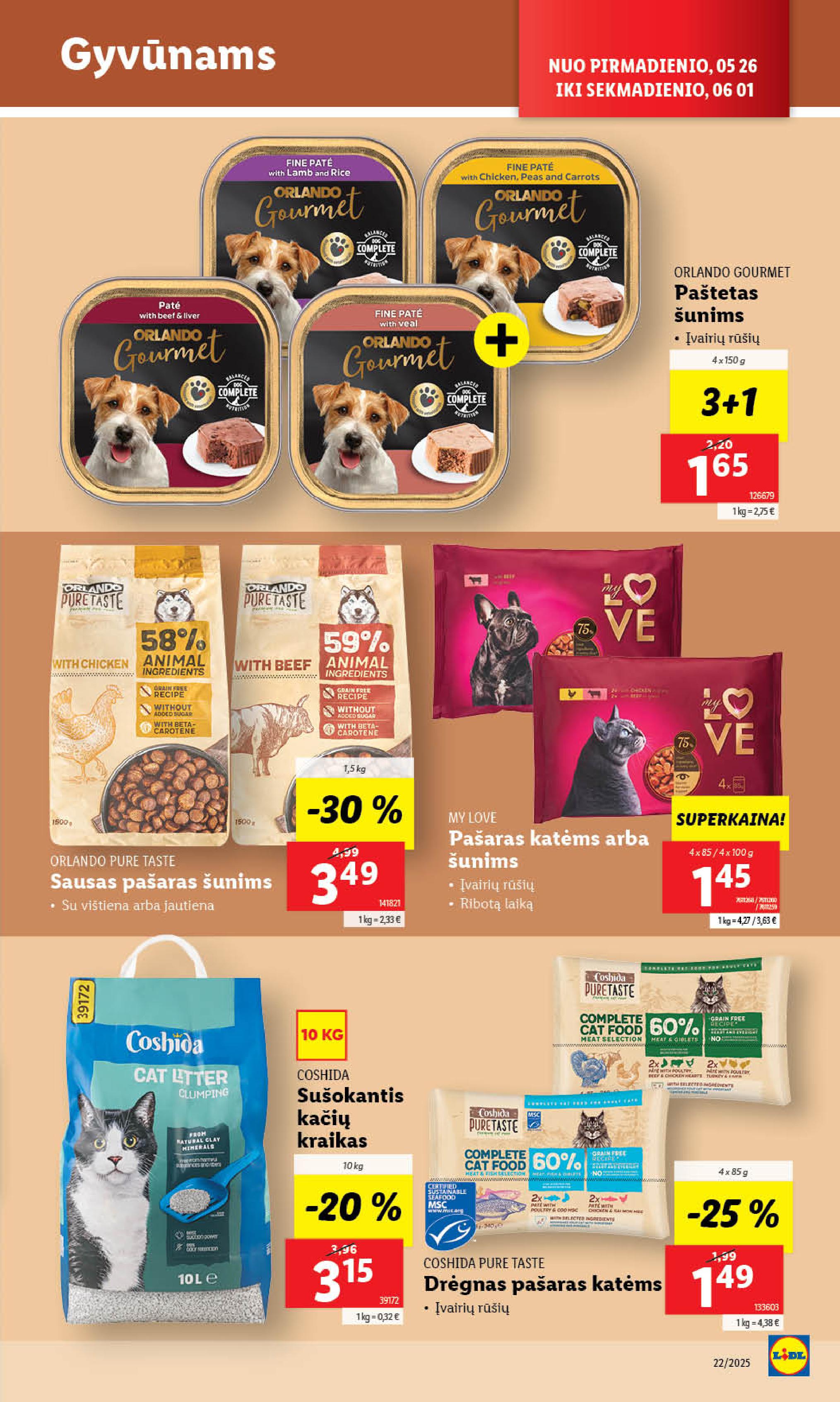 Naujausias LIDL kaininis katalogas 2025.05.26 - 2025.06.01