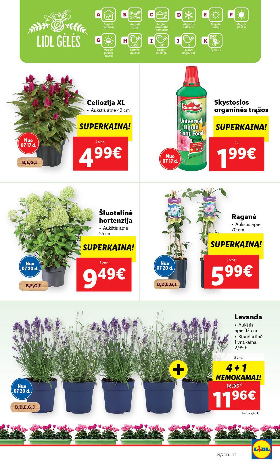 Naujausias LIDL kaininis katalogas 2023.07.17 - 2023.07.23