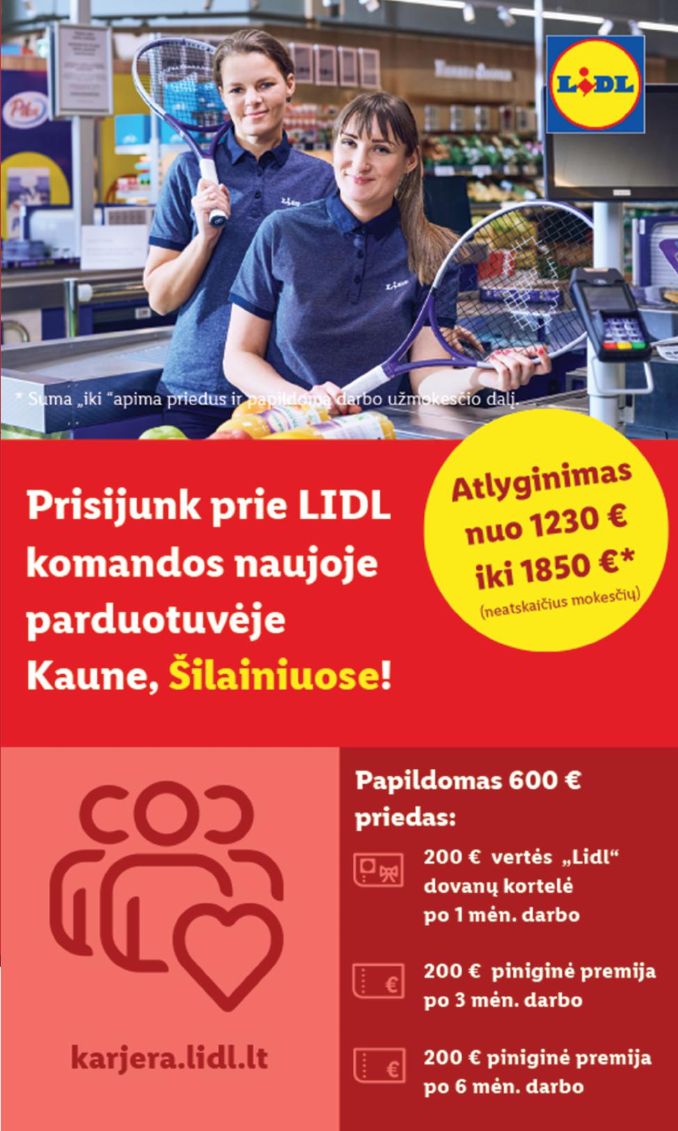 LIDL ne maisto prekių leidinys 2025.07.07 - 2025.07.13