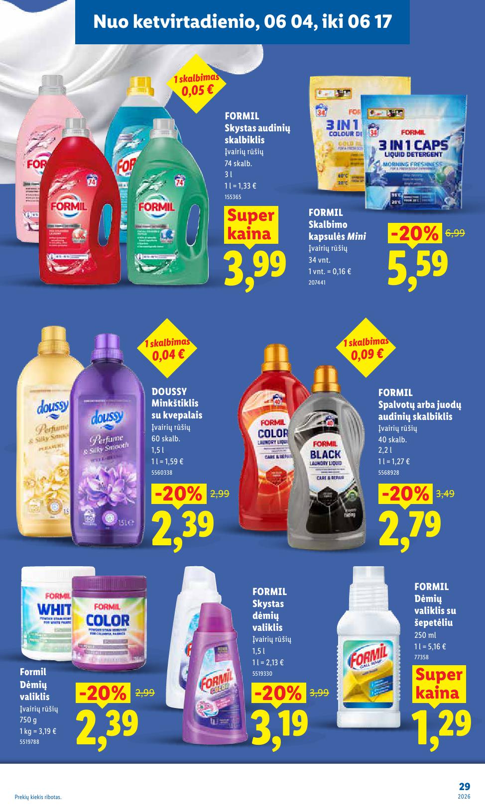 Naujausias LIDL kaininis katalogas 2026.06.01 - 2026.06.07