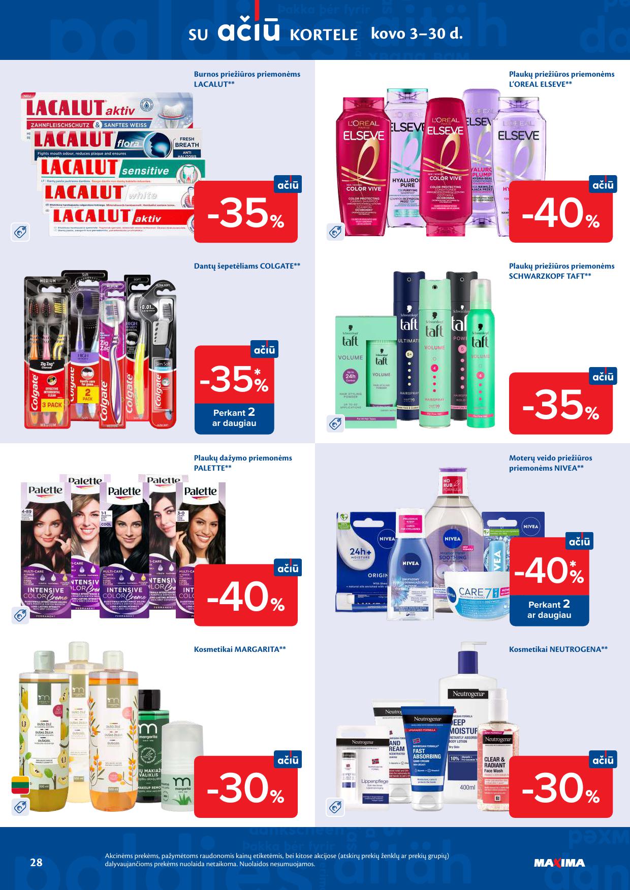 Naujausias MAXIMA kaininis katalogas 2026.03.24 - 2026.03.30