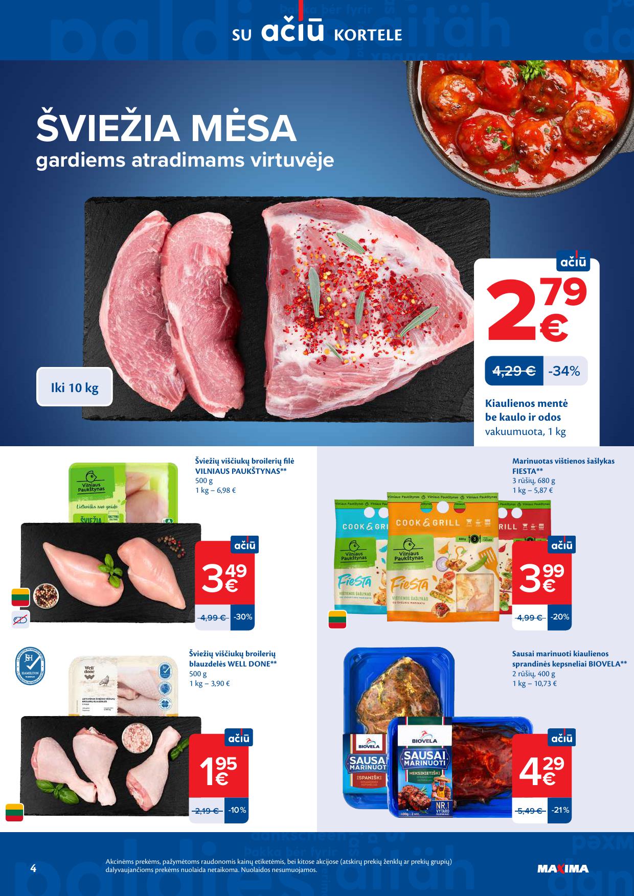 Naujausias MAXIMA kaininis katalogas 2026.04.14 - 2026.04.20