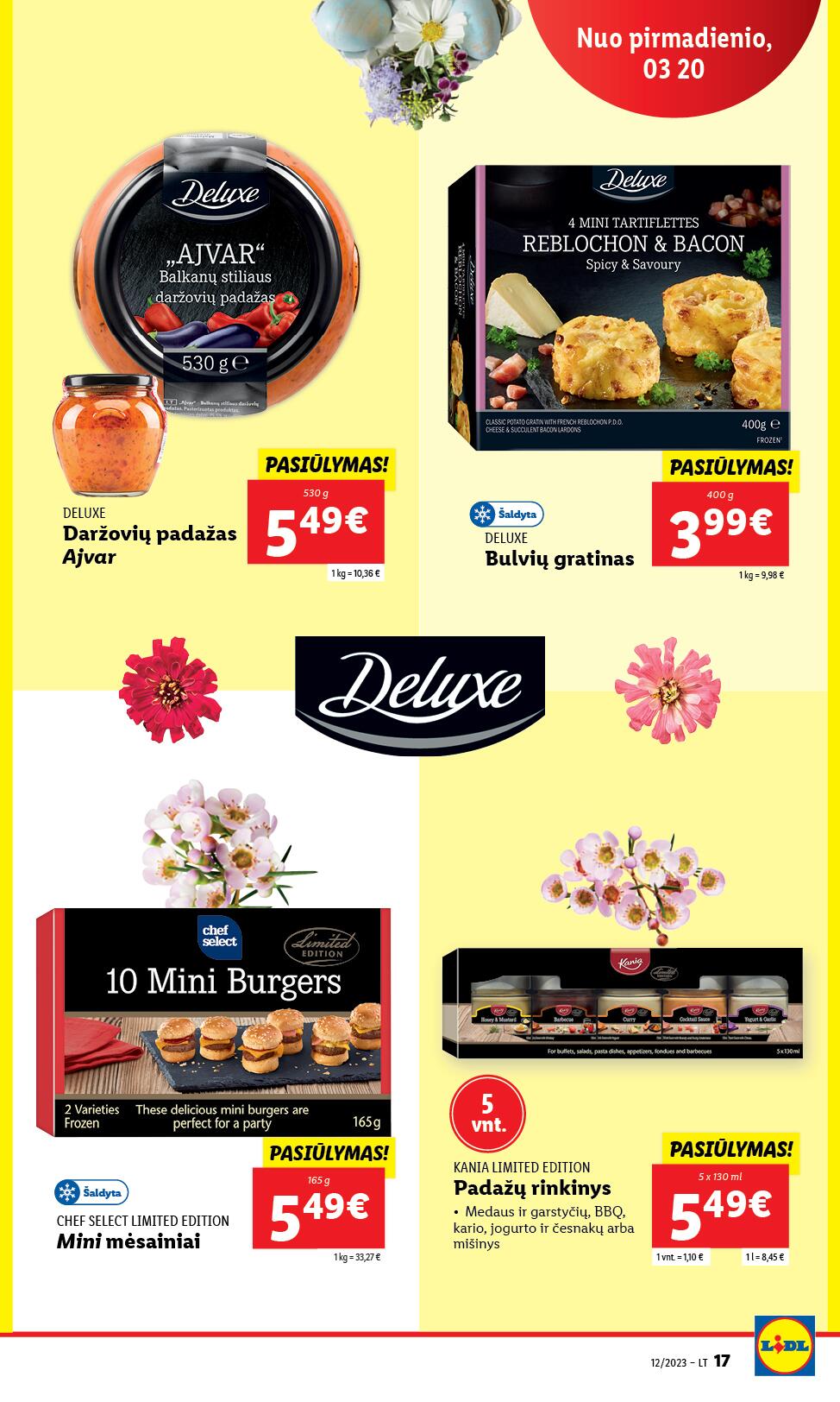 Naujausias LIDL kaininis katalogas 2023.03.20 - 2023.03.26