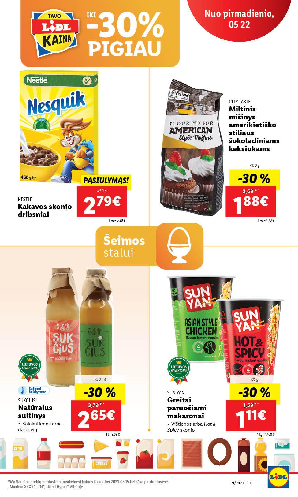 Naujausias LIDL kaininis katalogas 2023.05.22 - 2023.05.28