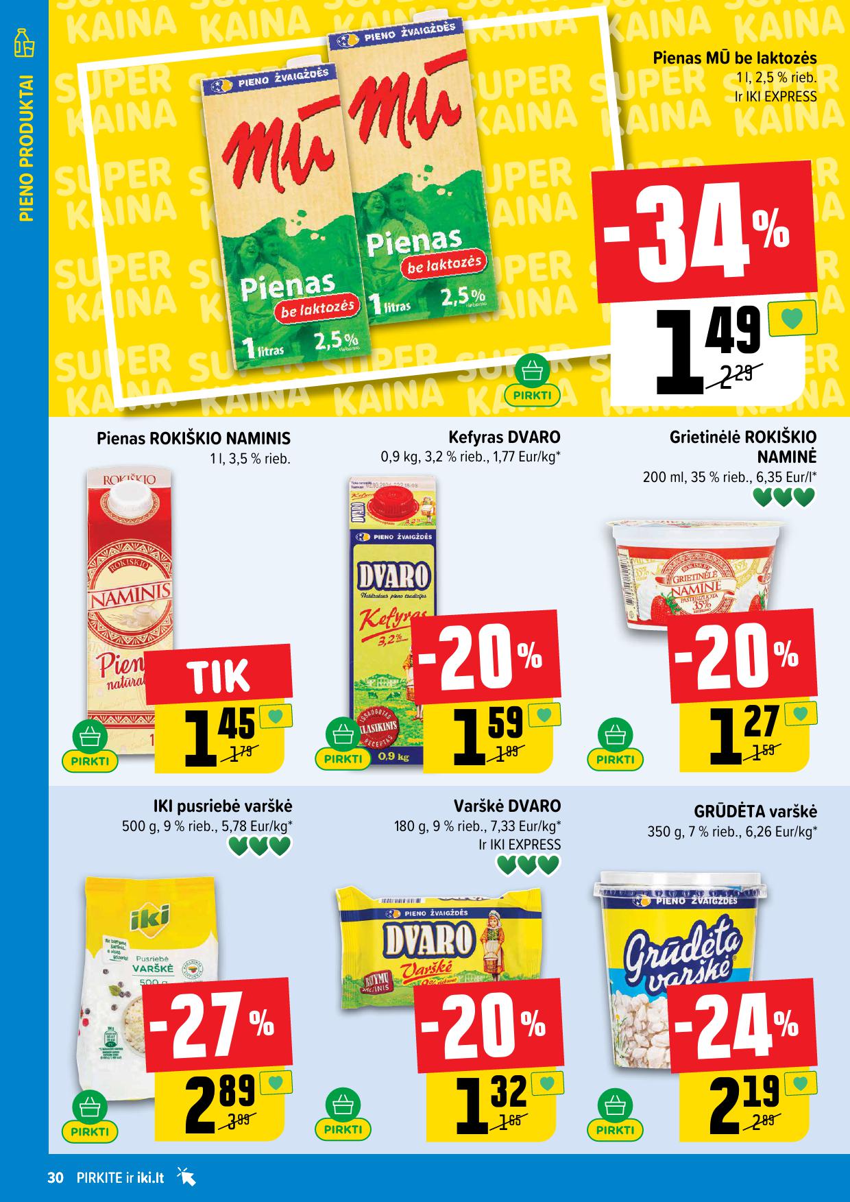 Naujausias IKI kaininis katalogas 2026.02.16 - 2026.02.22