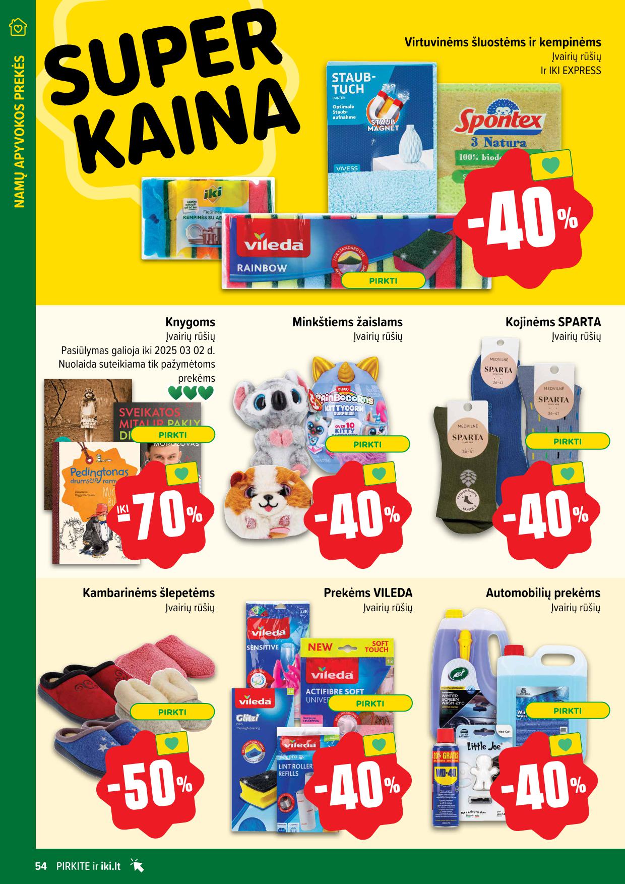 Naujausias IKI kaininis katalogas 2025.02.03 - 2025.02.09