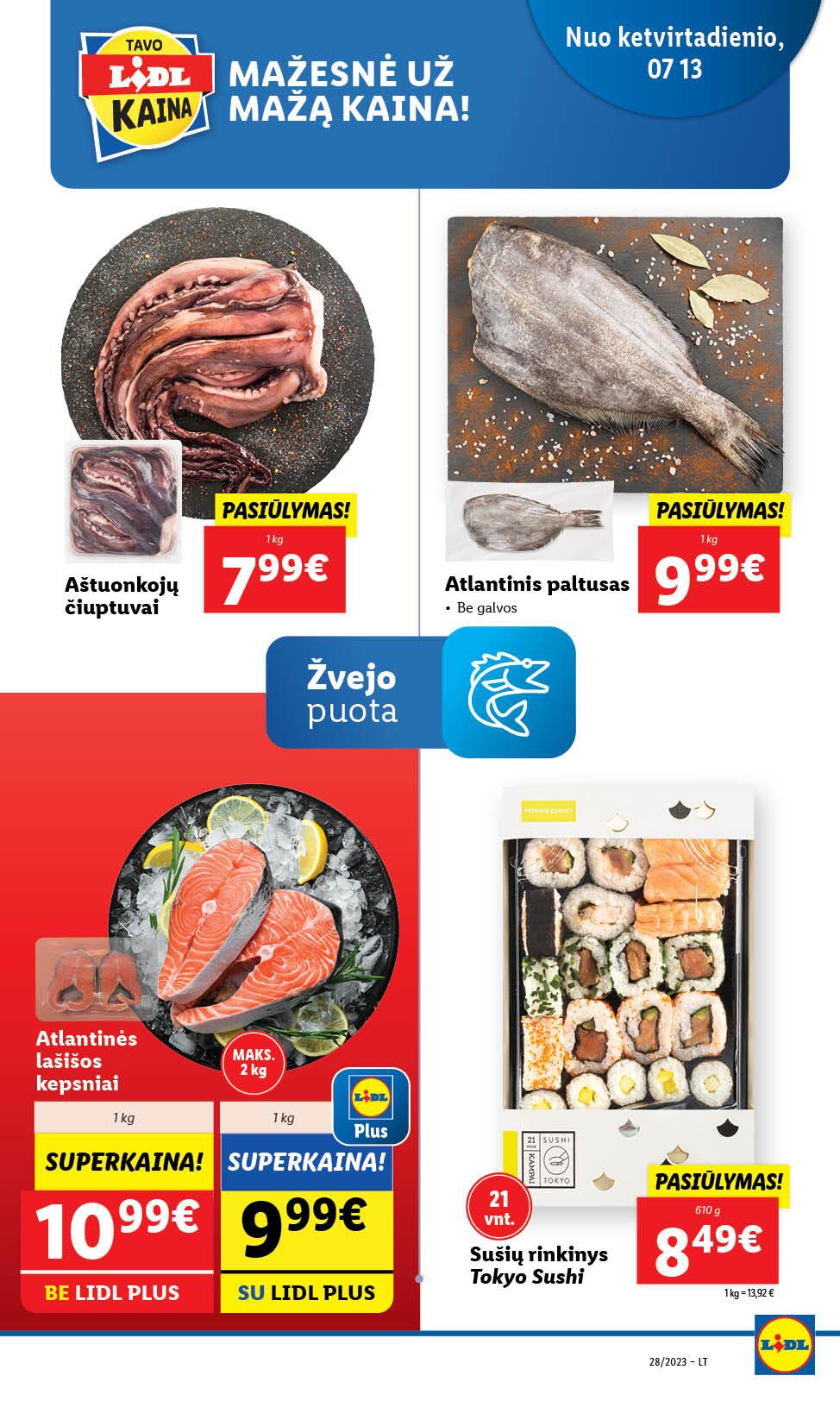 Naujausias LIDL kaininis katalogas 2023.07.10 - 2023.07.16