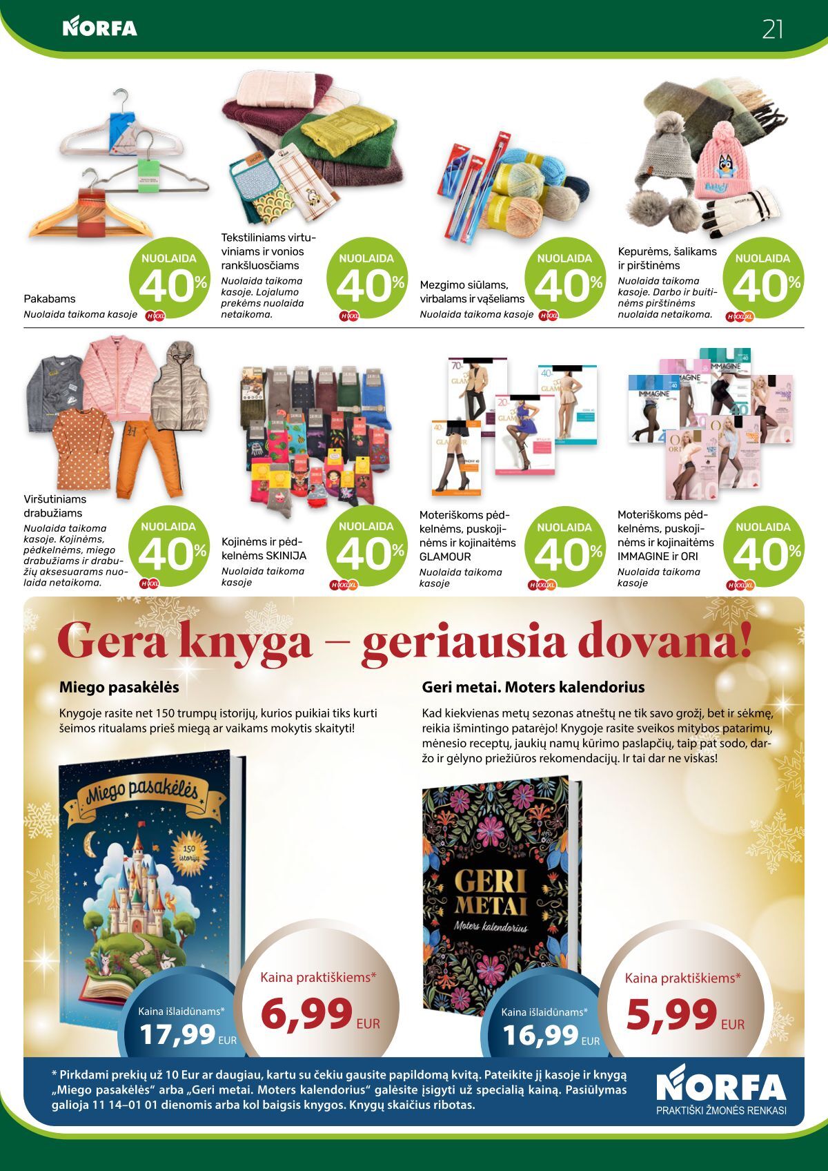 Naujausias NORFA kaininis katalogas 2024.11.14 - 2024.11.27