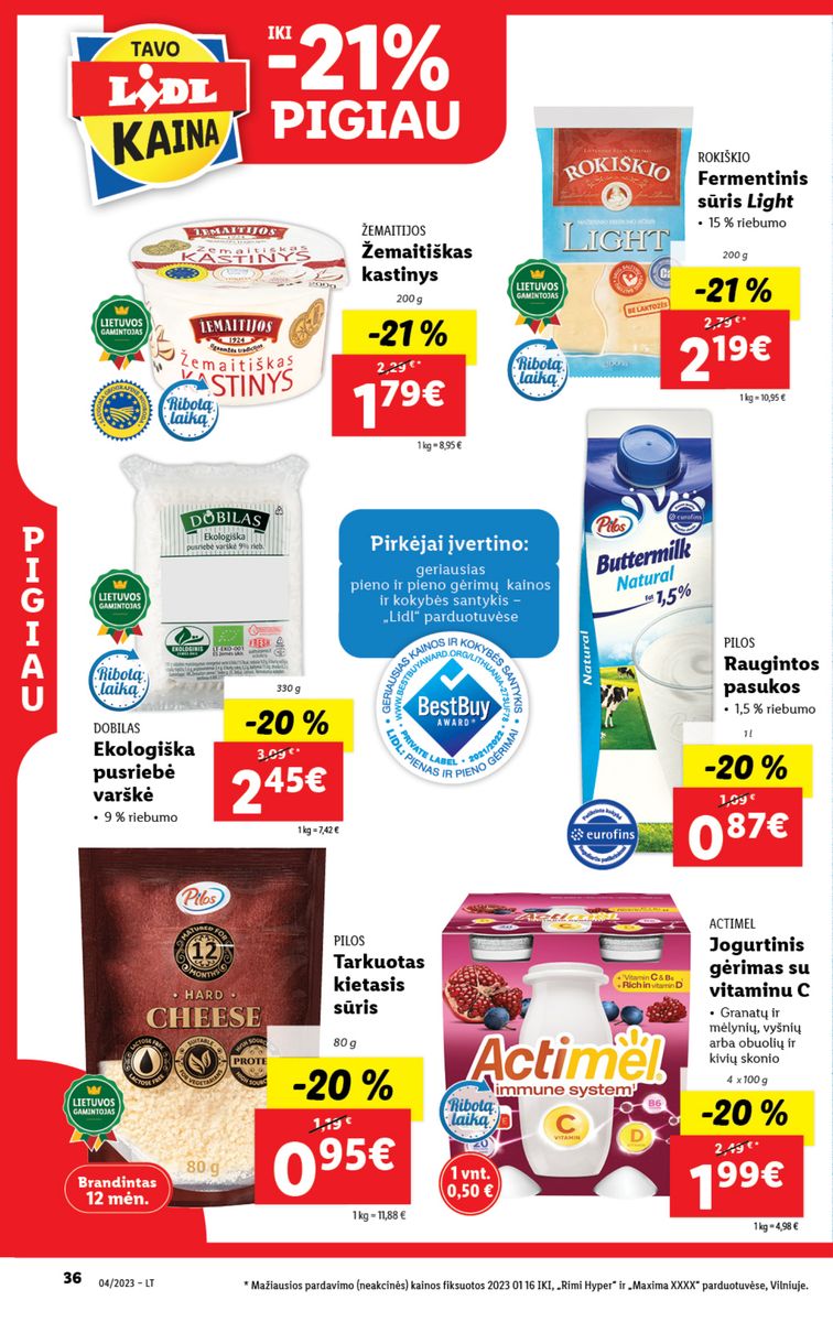 Naujausias LIDL kaininis katalogas 2023.01.23 - 2023.01.29
