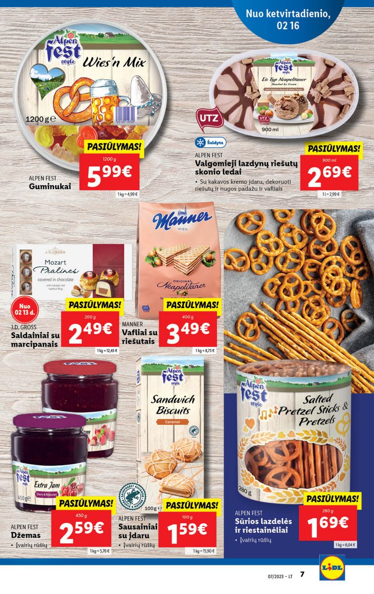Naujausias LIDL kaininis katalogas 2023.02.13 - 2023.02.19 