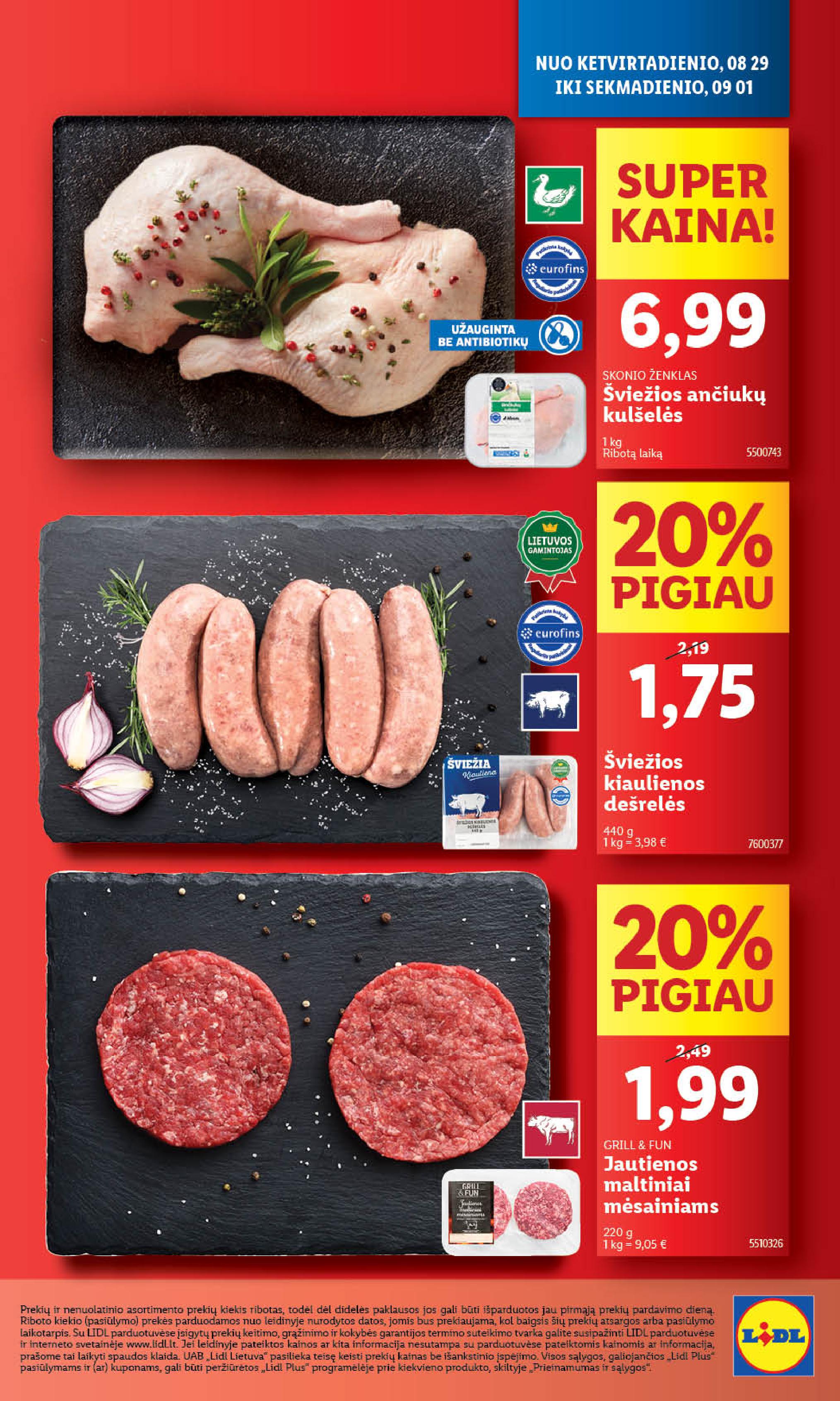 Naujausias LIDL kaininis katalogas 2024.08.26 - 2024.09.01