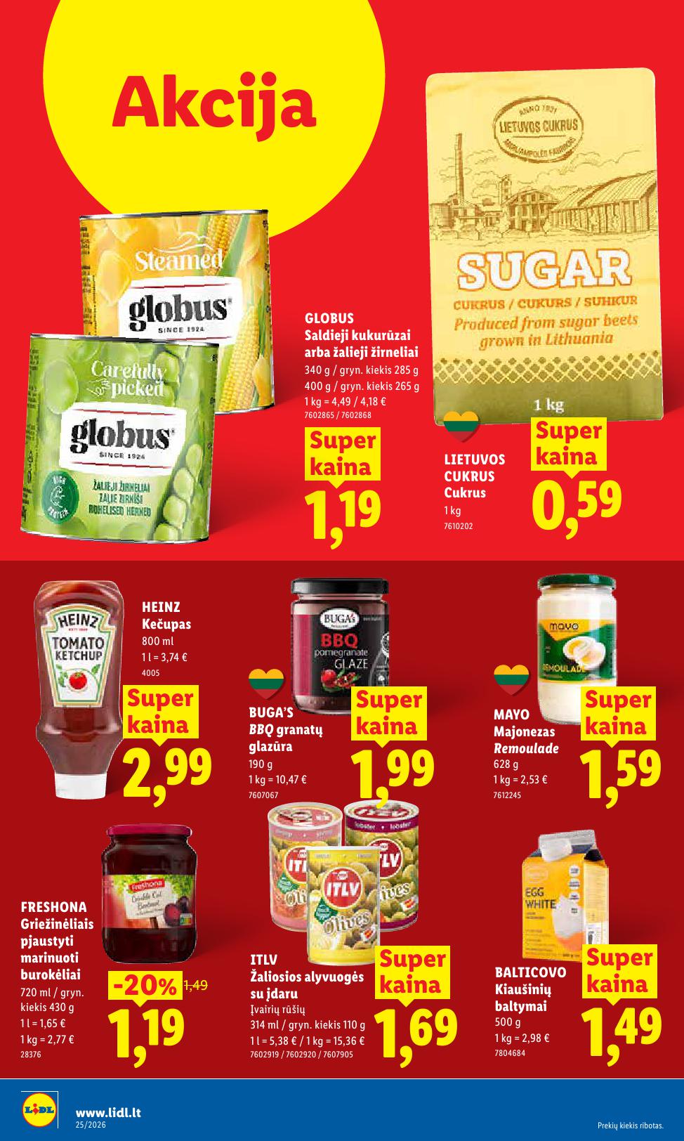 Naujausias LIDL kaininis katalogas 2026.06.15 - 2026.06.21