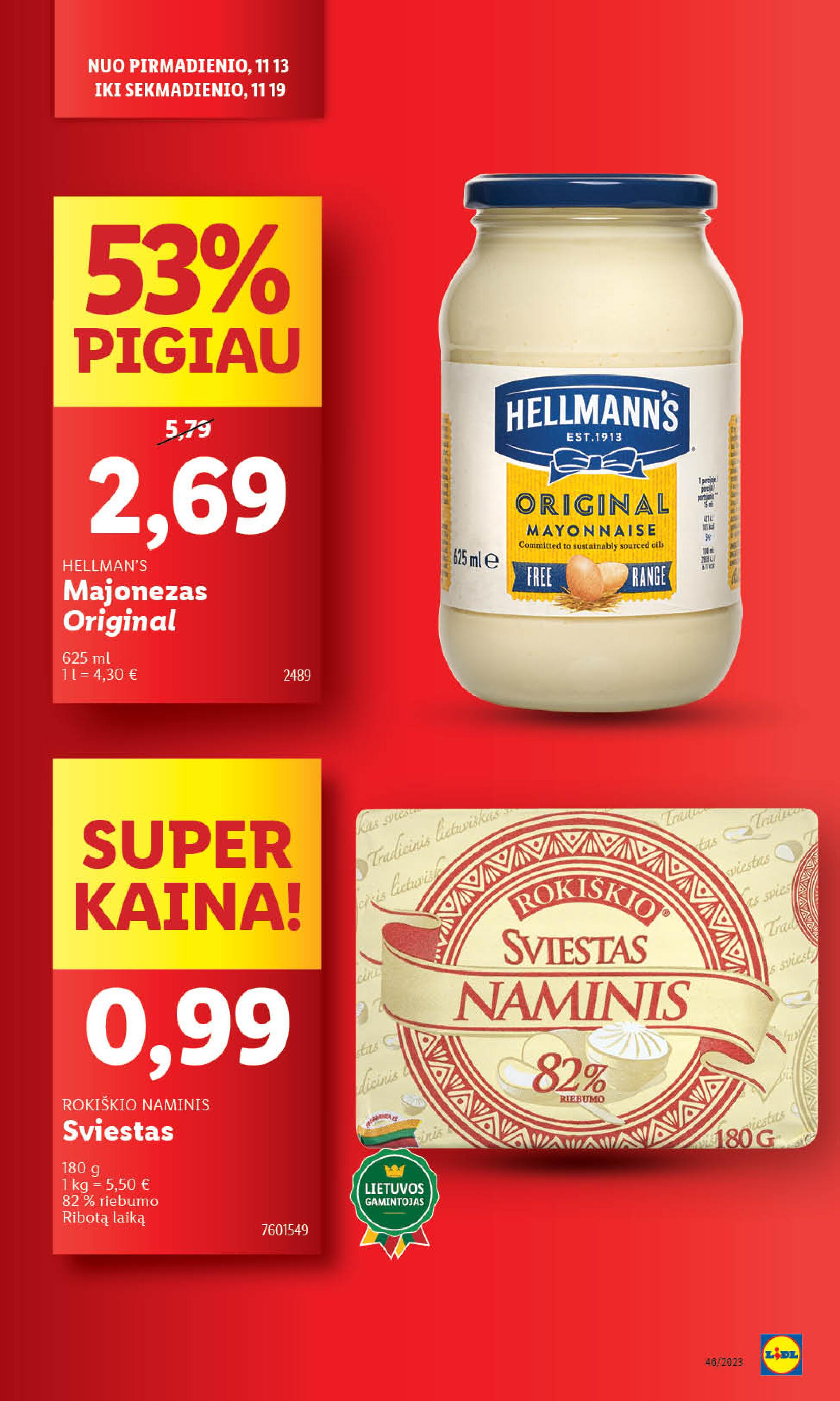 Naujausias LIDL kaininis katalogas 2023.11.13 - 2023.11.19