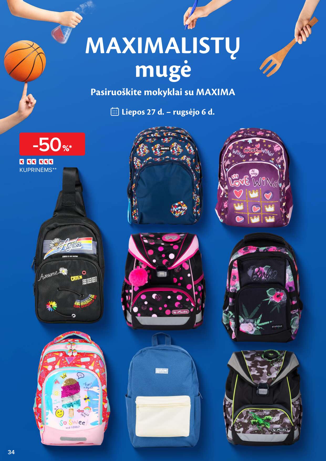 Naujausias MAXIMA kaininis katalogas 2023.08.22 - 2023.08.28