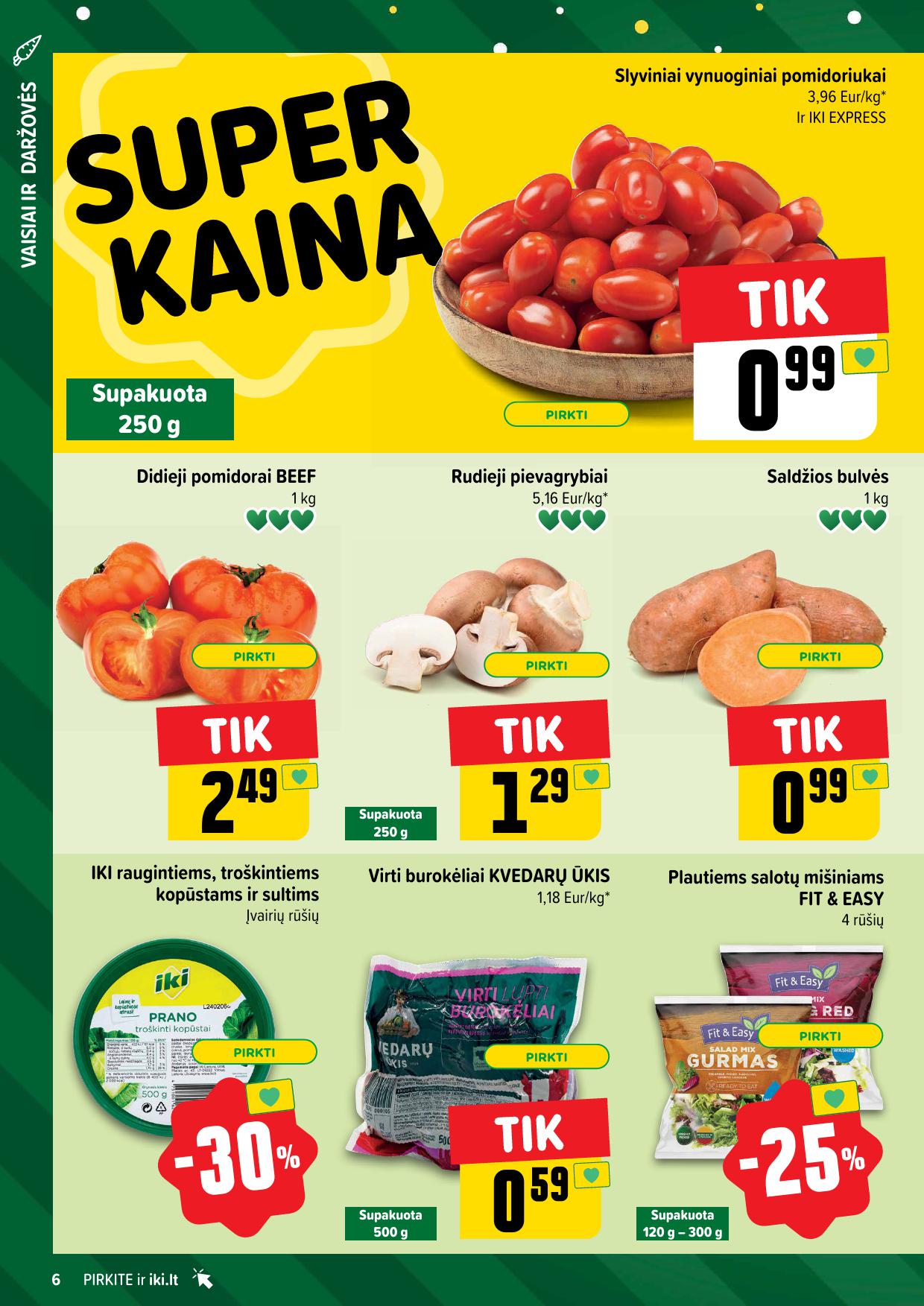 Naujausias IKI kaininis katalogas 2024.11.25 - 2024.12.01