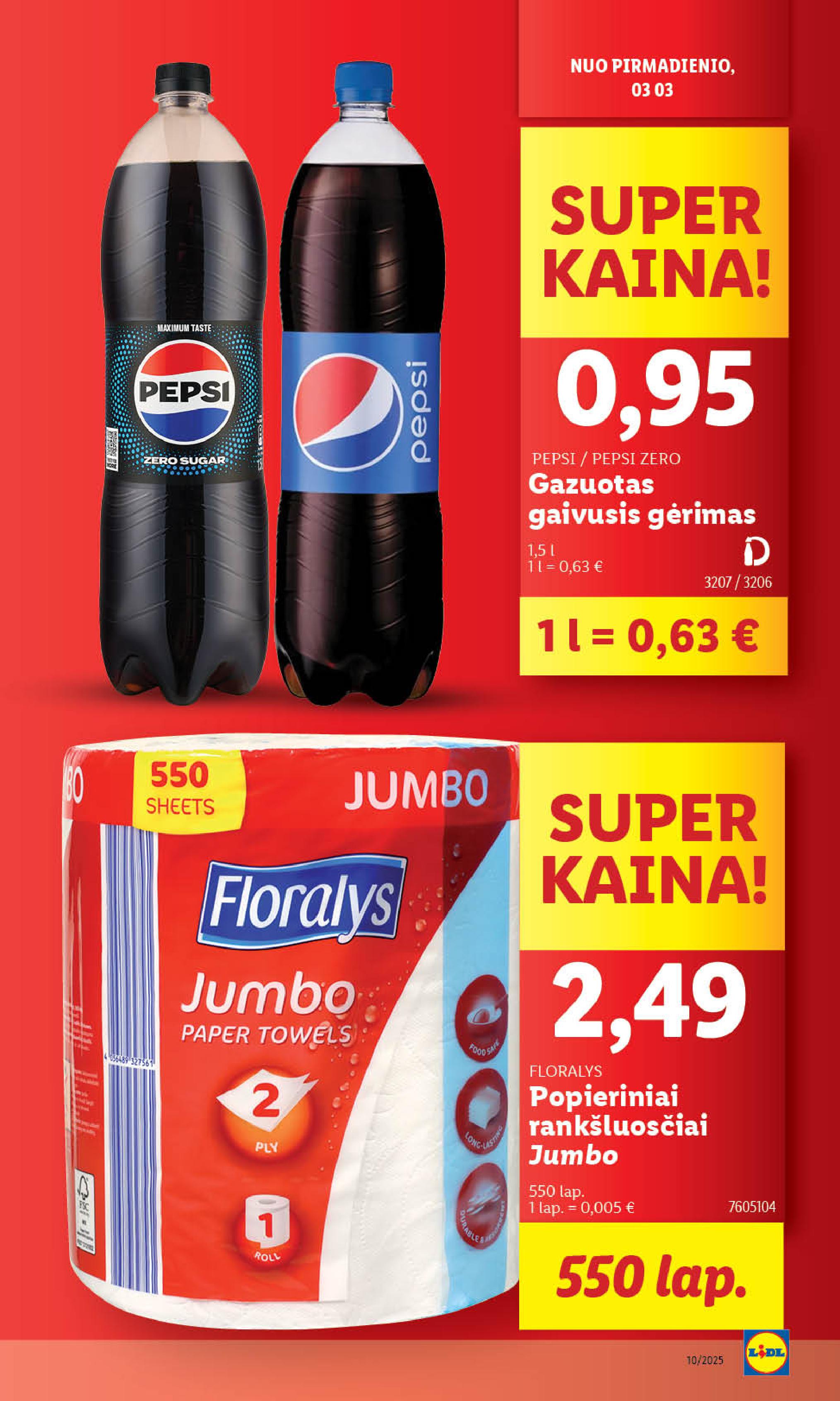Naujausias LIDL kaininis katalogas 2025.03.03 - 2025.03.09