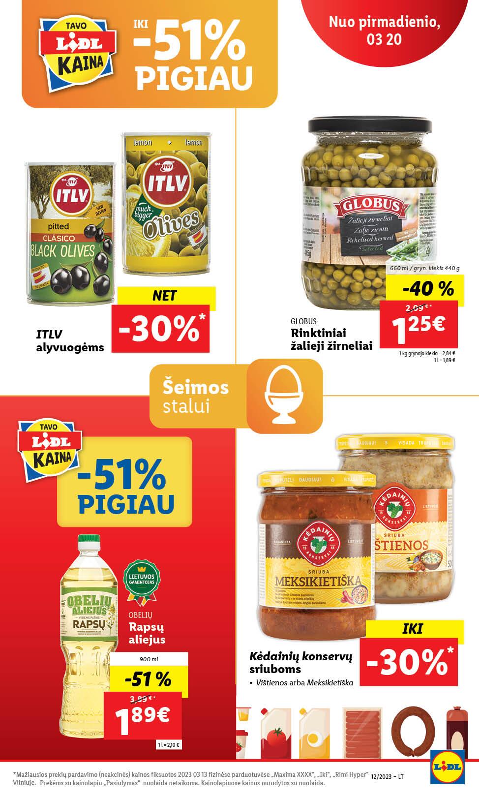Naujausias LIDL kaininis katalogas 2023.03.20 - 2023.03.26