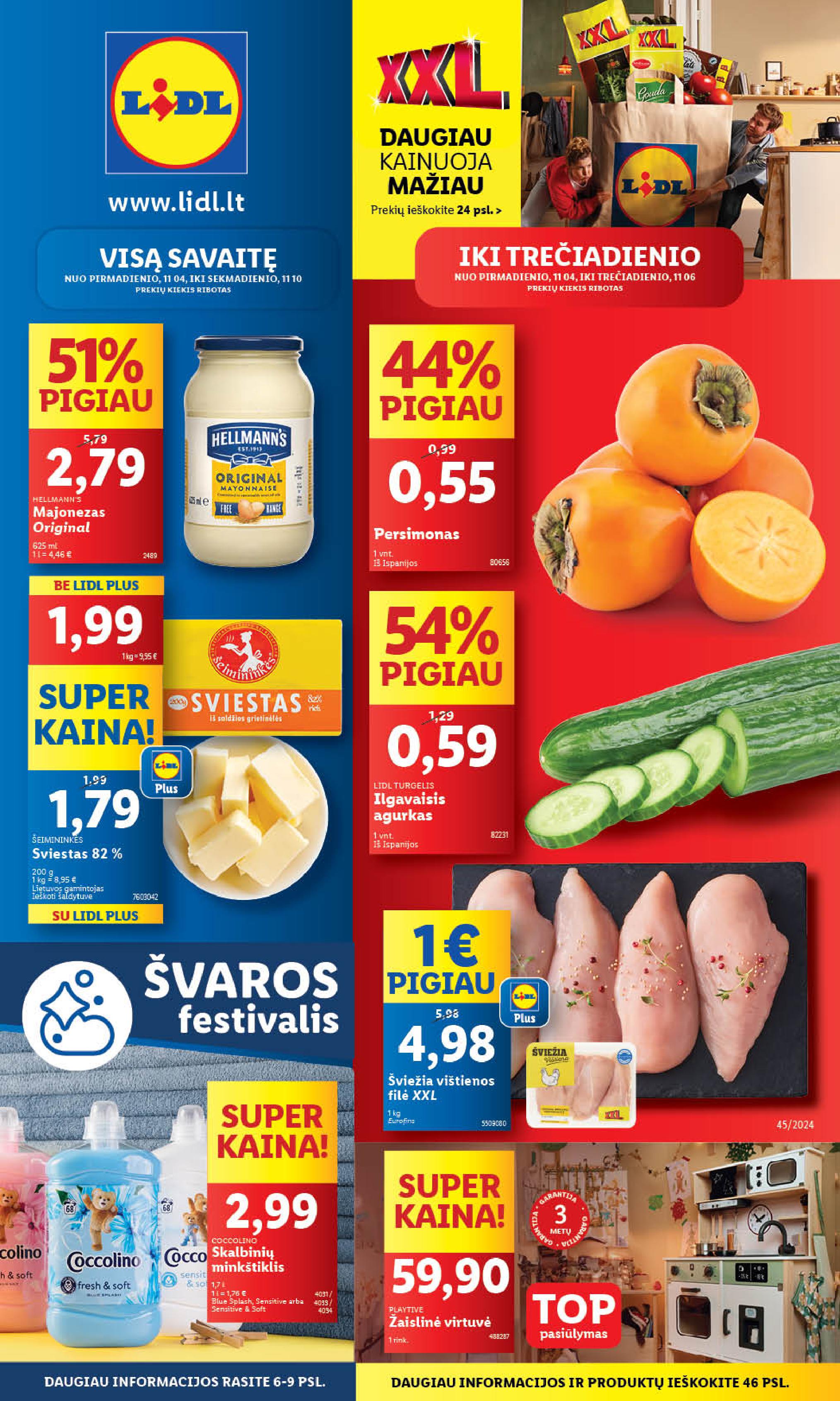 Naujausias LIDL kaininis katalogas 2024.11.04 - 2024.11.10