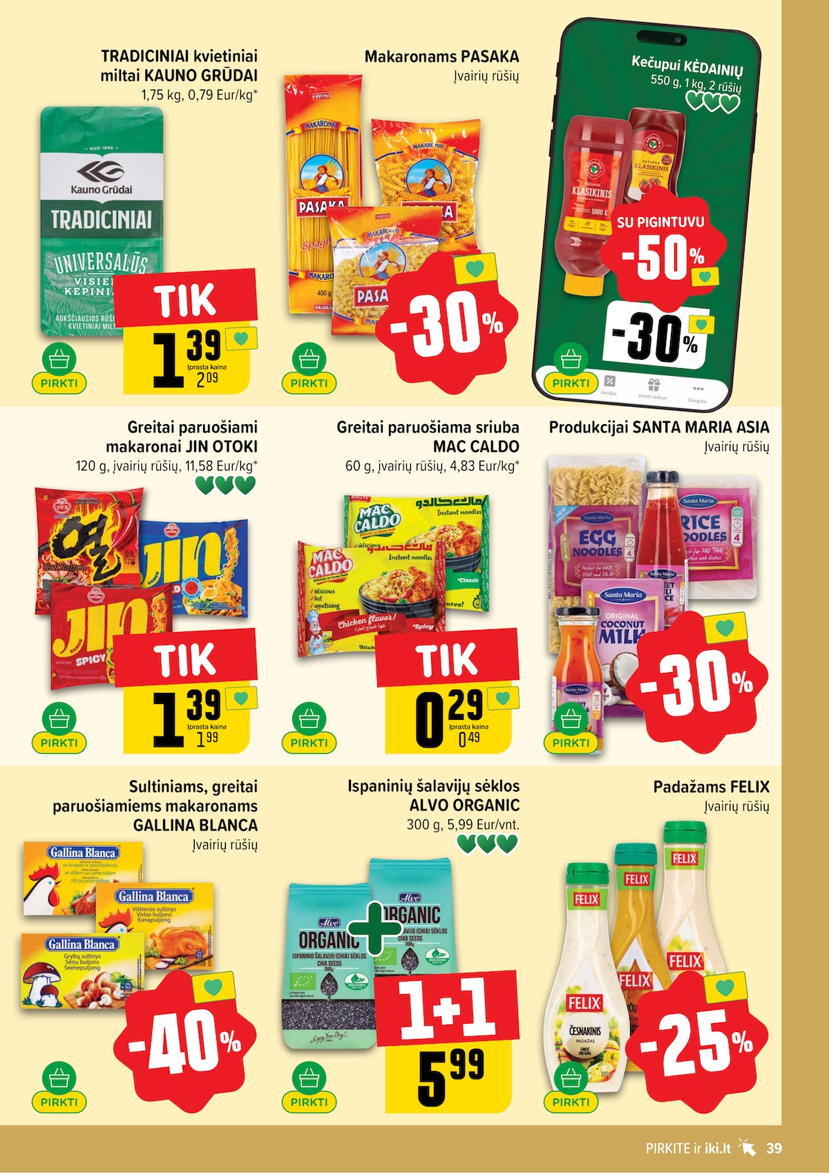 IKI SAVAITĖLĖ akcijų ir nuolaidų leidinys Nr.17 2026.04.20 - 2026.04.26