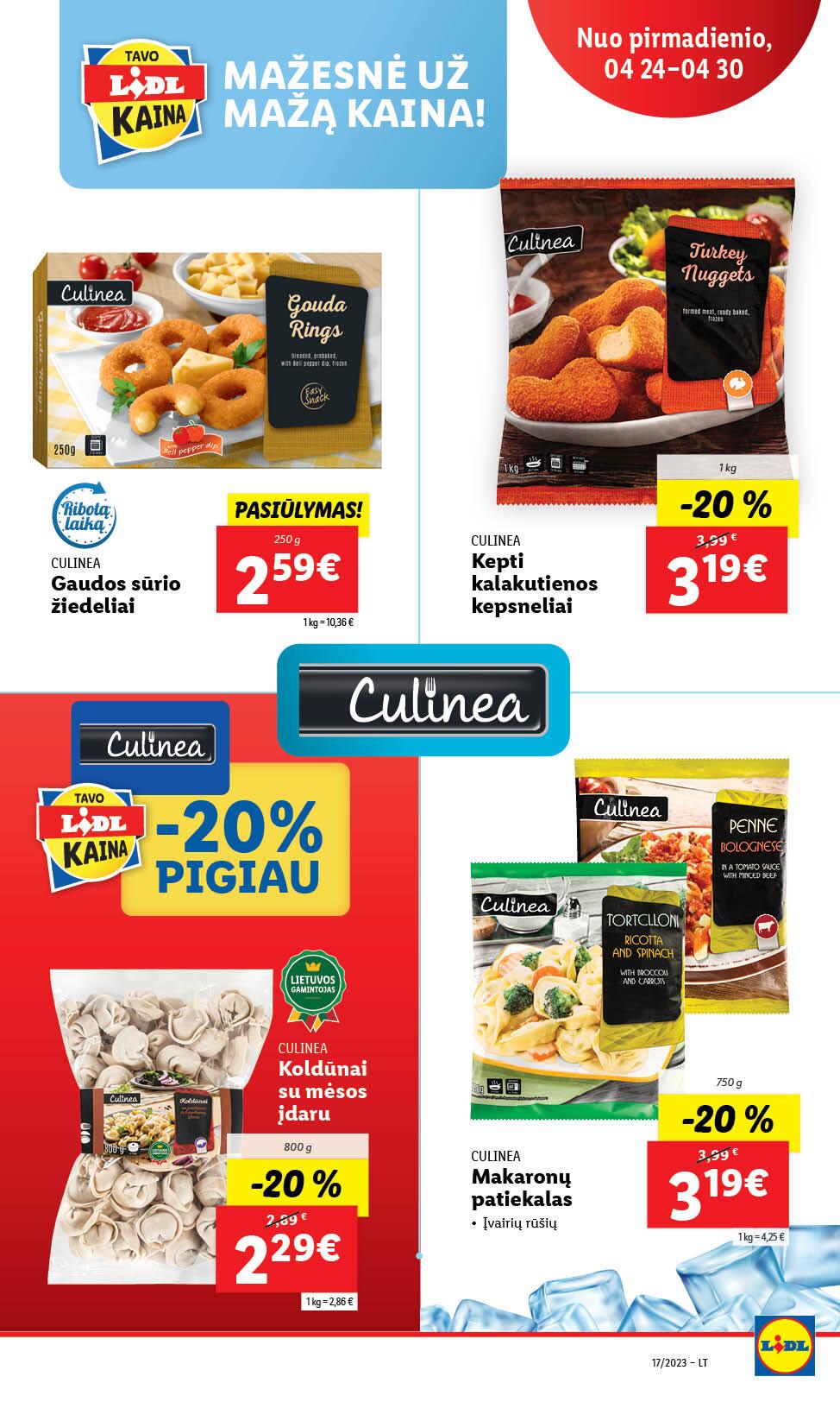 Naujausias LIDL kaininis katalogas 2023.04.24 - 2023.04.30