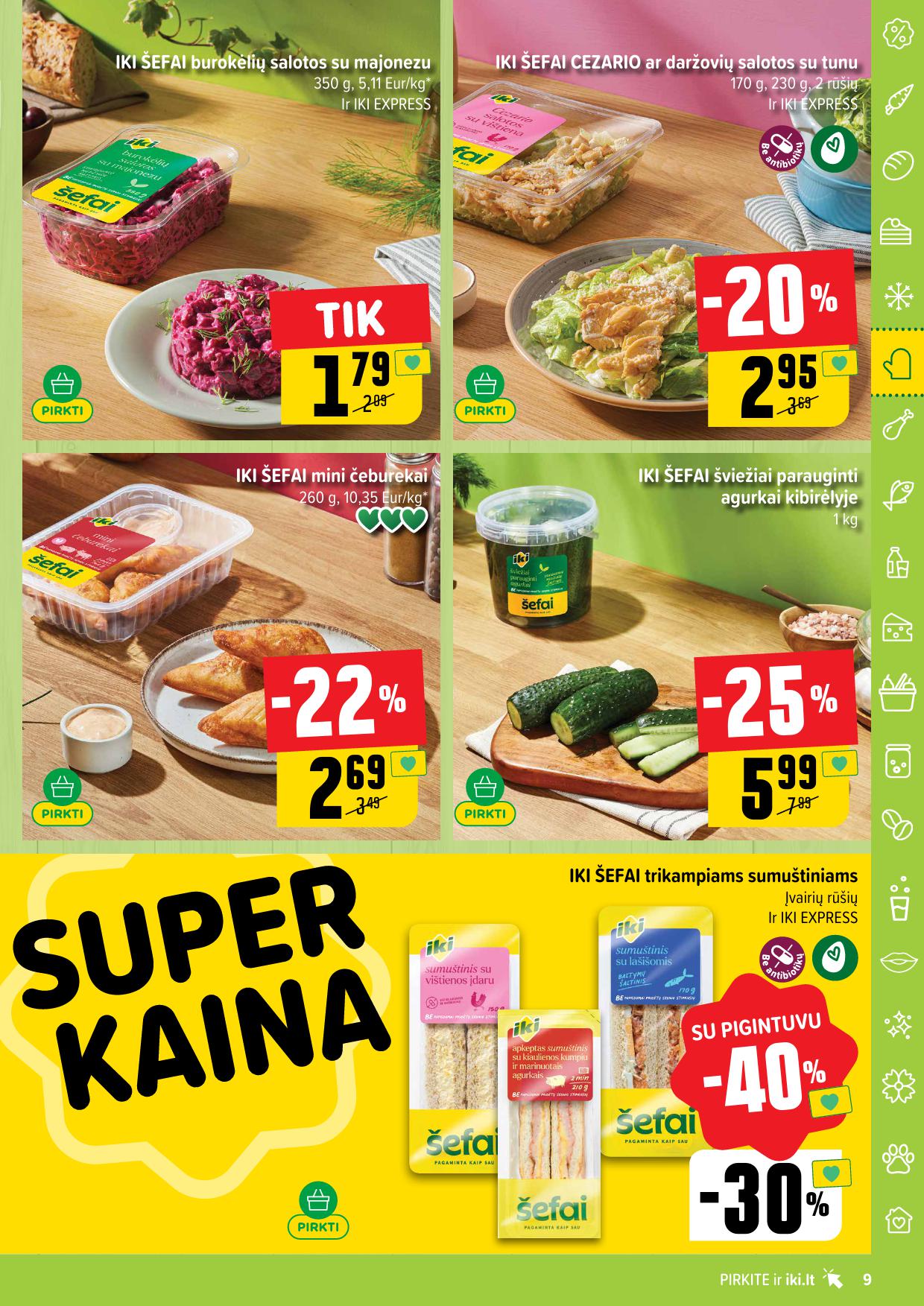 Naujausias IKI kaininis katalogas 2025.07.07 - 2025.07.13
