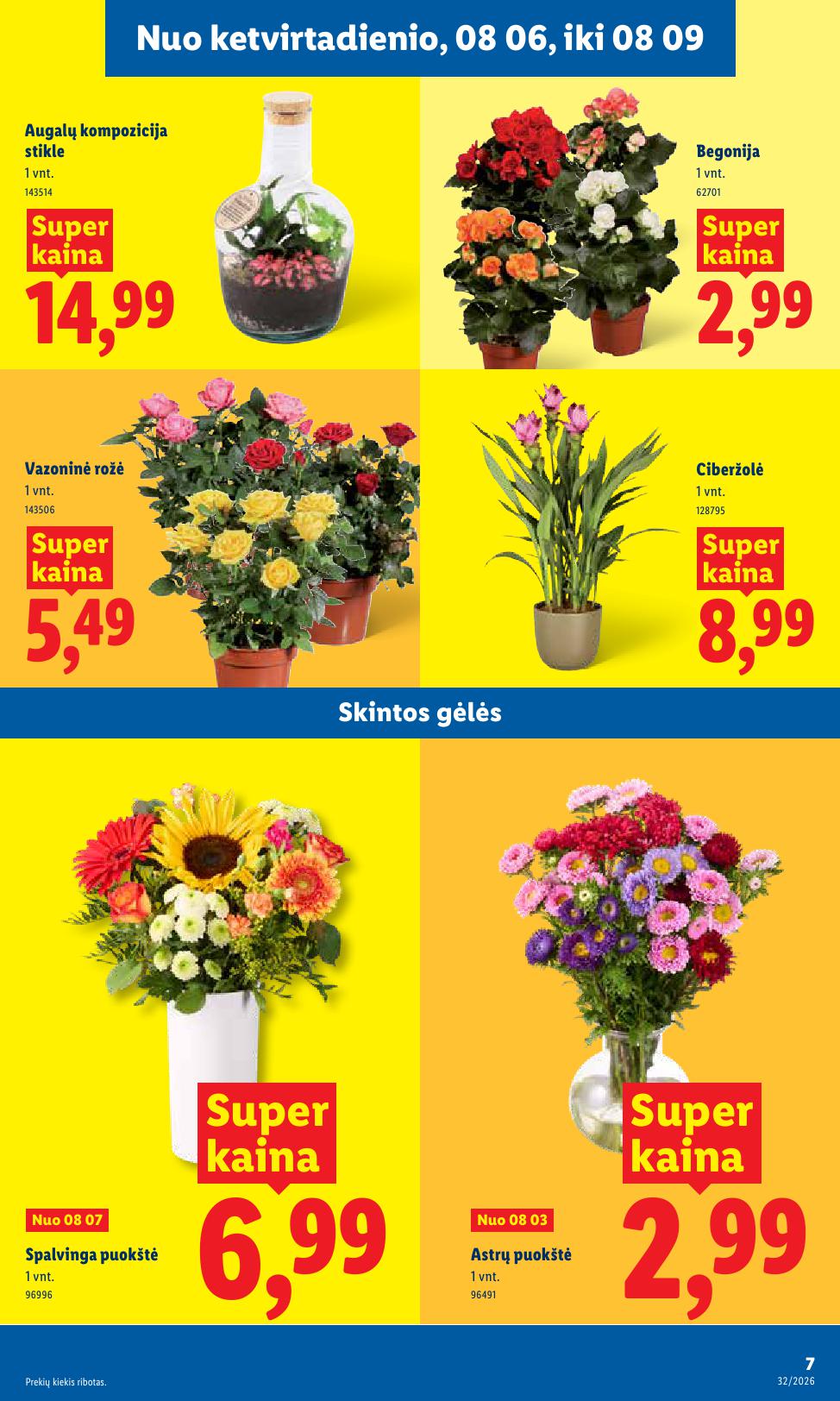 Naujausias LIDL kaininis katalogas 2026.08.03 - 2026.08.09