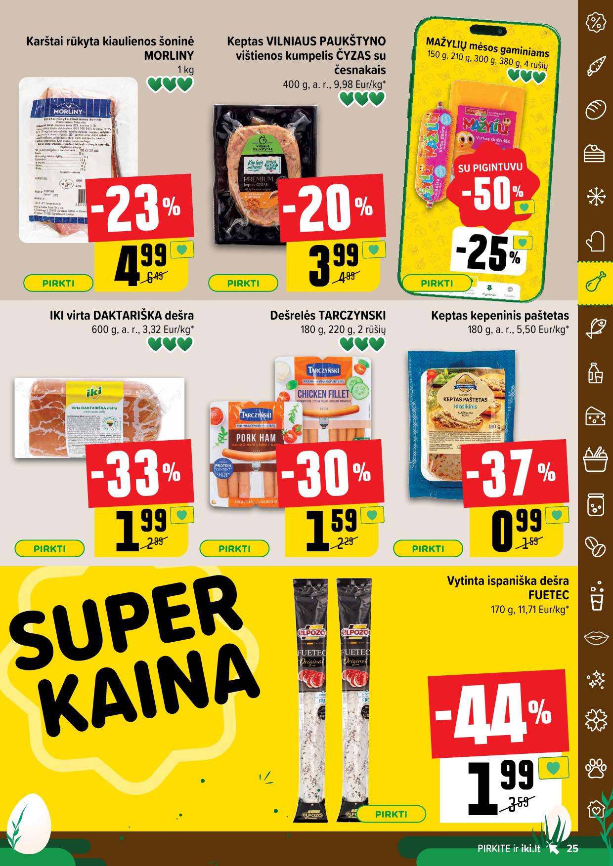 Naujausias IKI kaininis katalogas 2025.04.07 - 2025.04.13