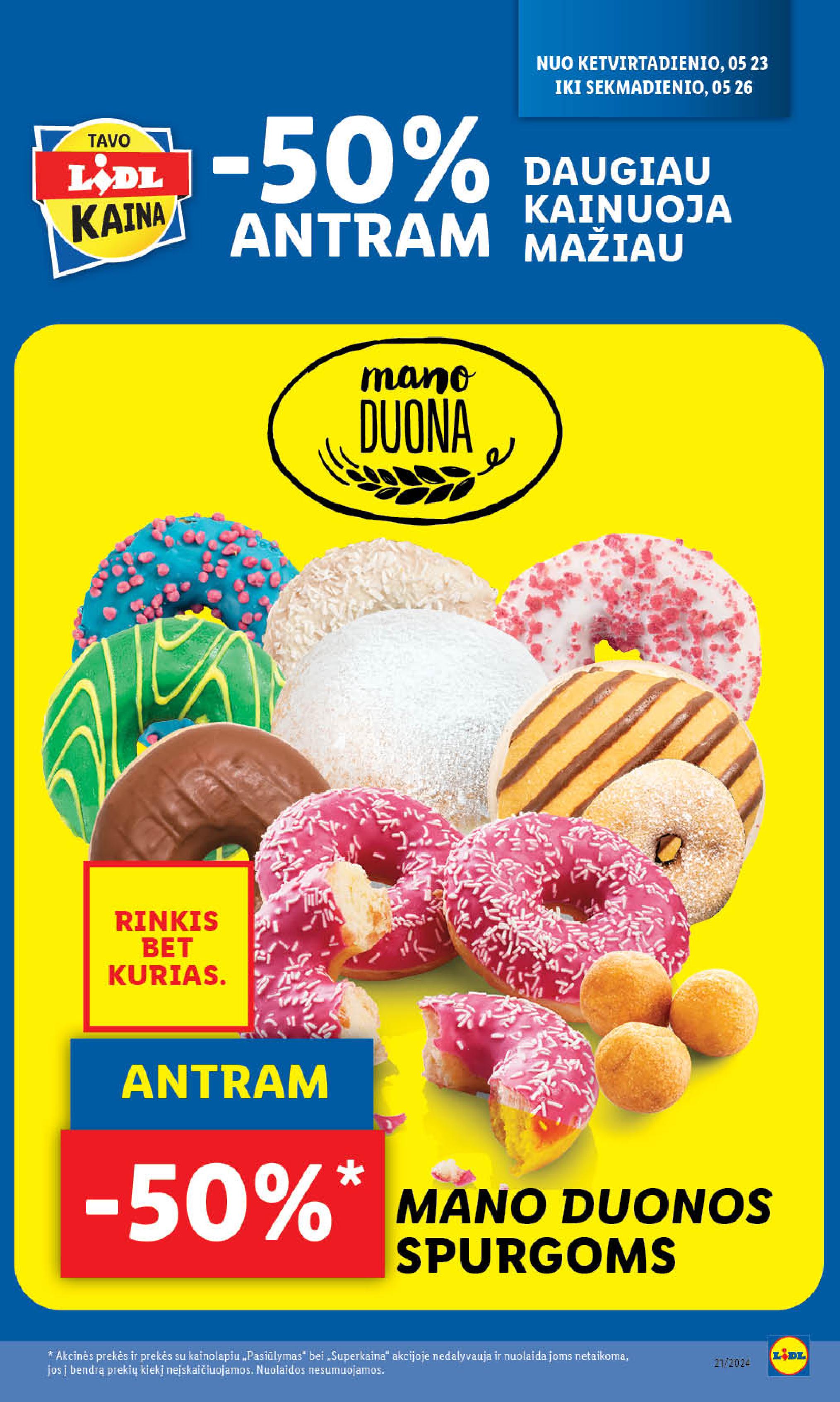 Naujausias LIDL kaininis katalogas 2024.05.20 - 2024.05.26