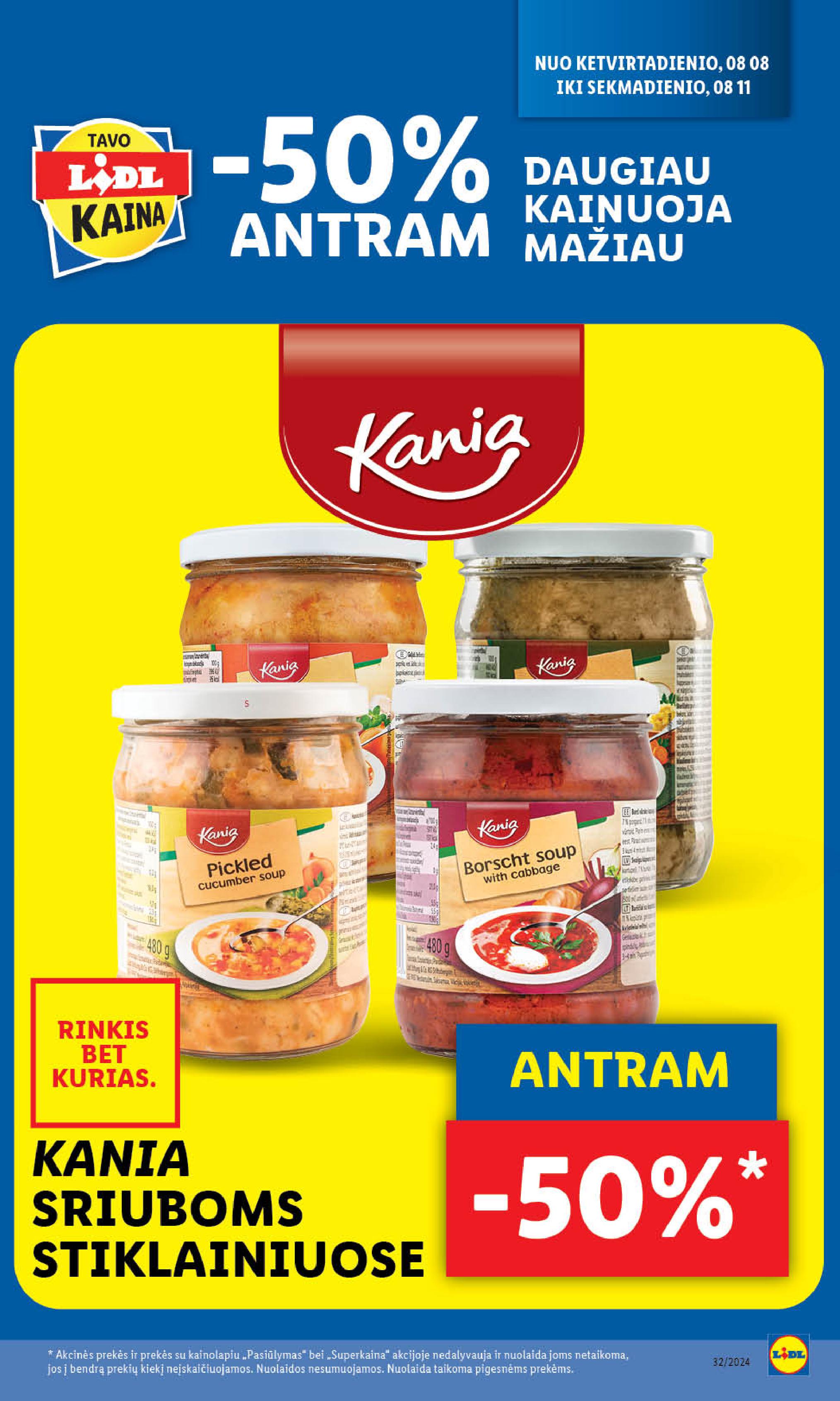 Naujausias LIDL kaininis katalogas 2024.08.05 - 2024.08.11