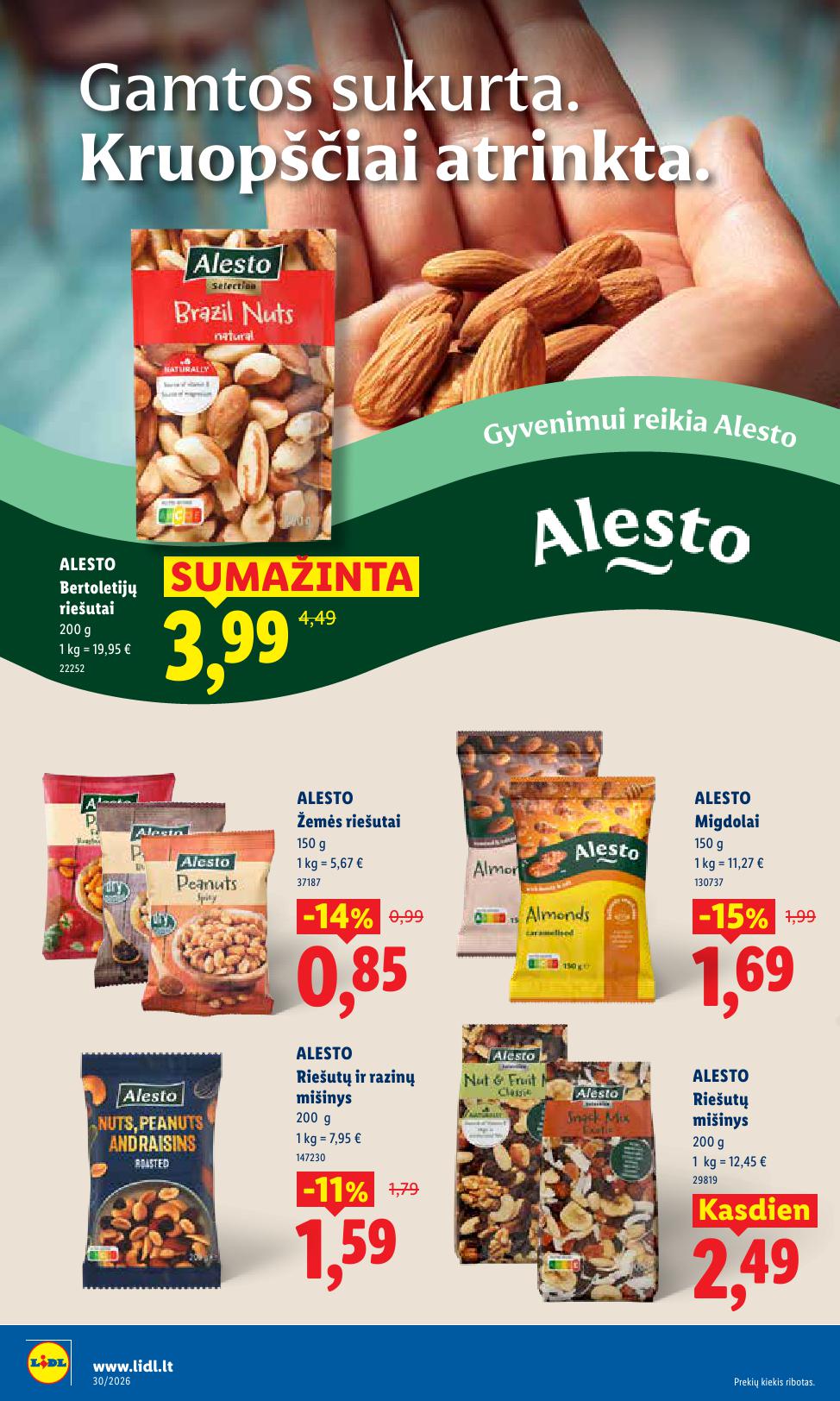 Naujausias LIDL kaininis katalogas 2026.07.20 - 2026.07.26