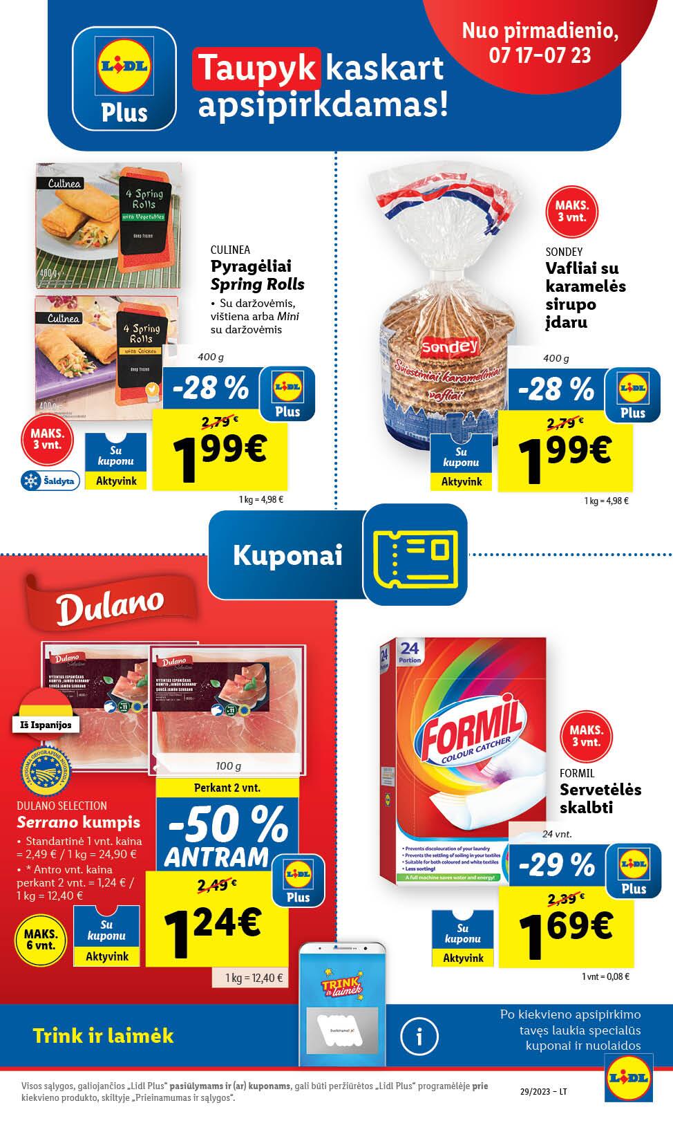 Naujausias LIDL kaininis katalogas 2023.07.17 - 2023.07.23